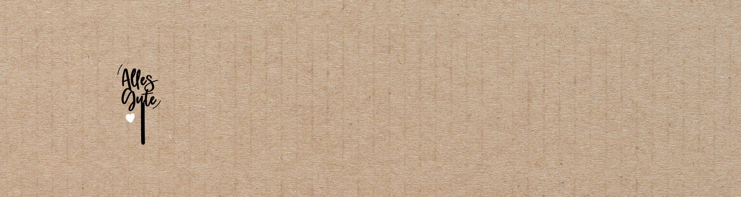 Minimalistisches Design mit „Miss You“-Text und einem Herz auf braunem Strukturpapier, größtenteils leerer Raum.