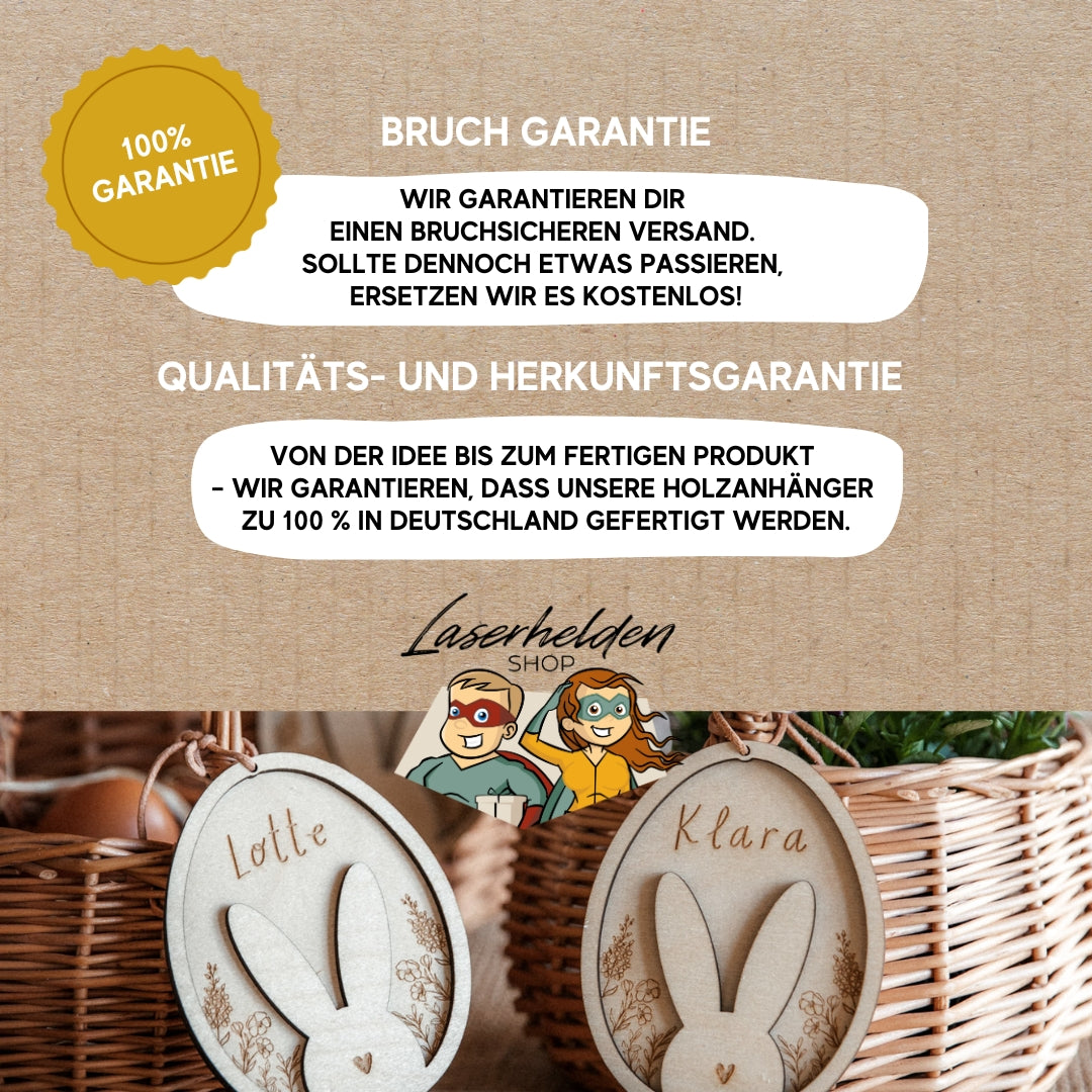 Bruch- & Qualitätsgarantie