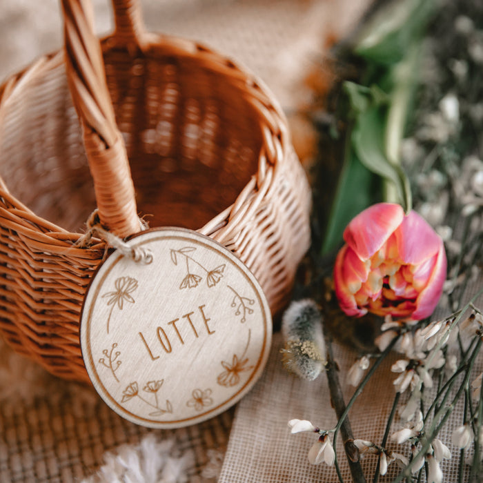Osteranhänger aus Holz