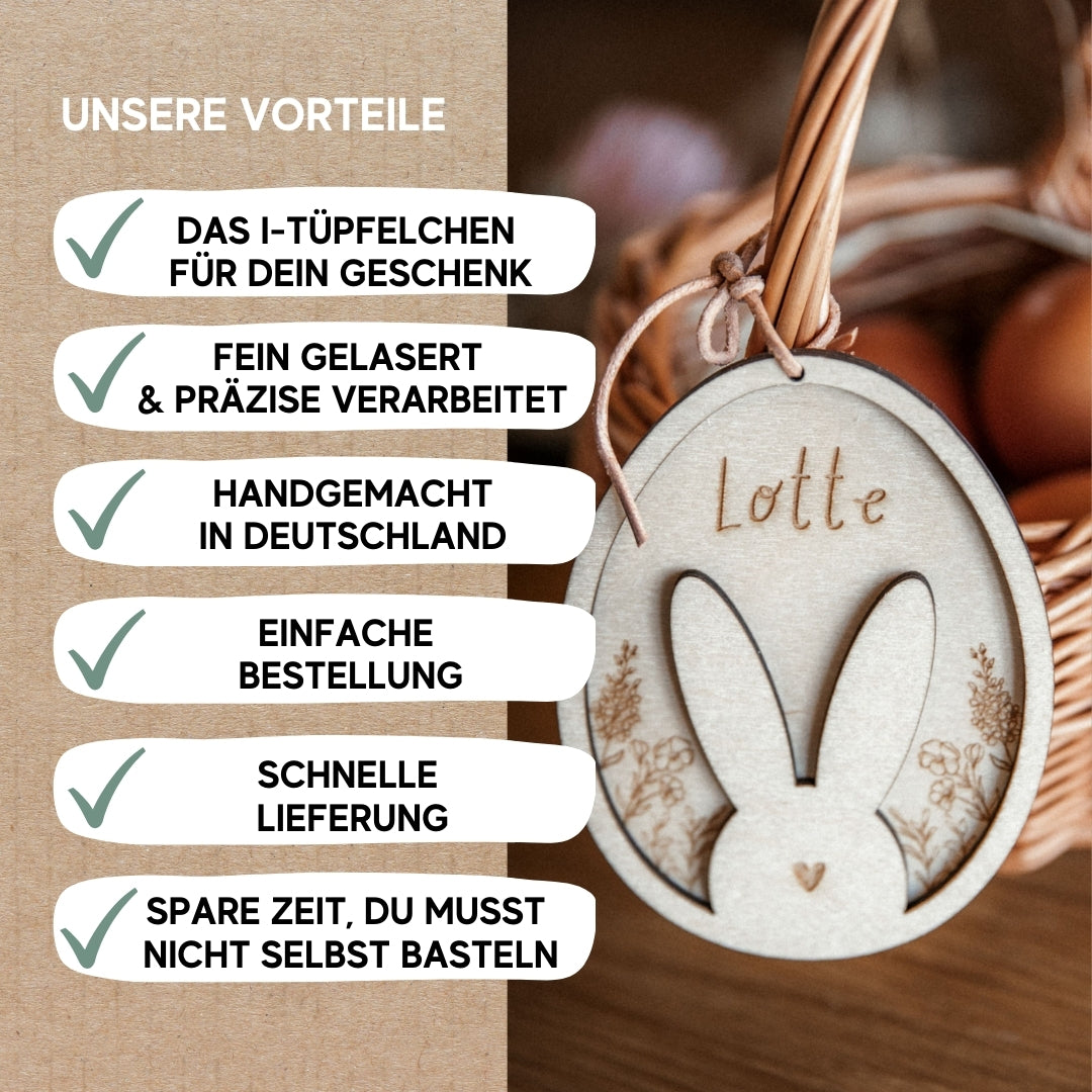Personalisierter Osteranhänger