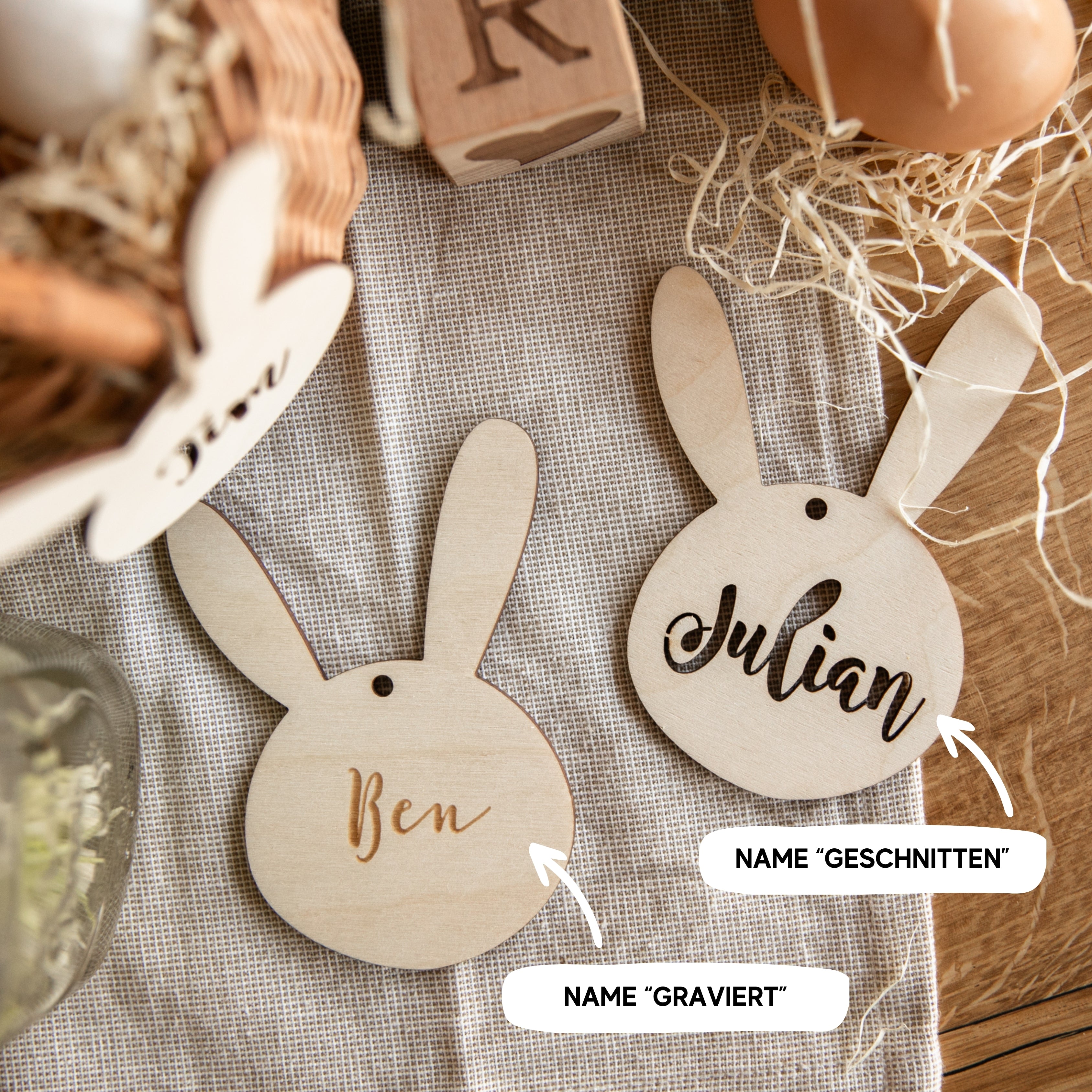 Personalisiertes Osterkörbchen