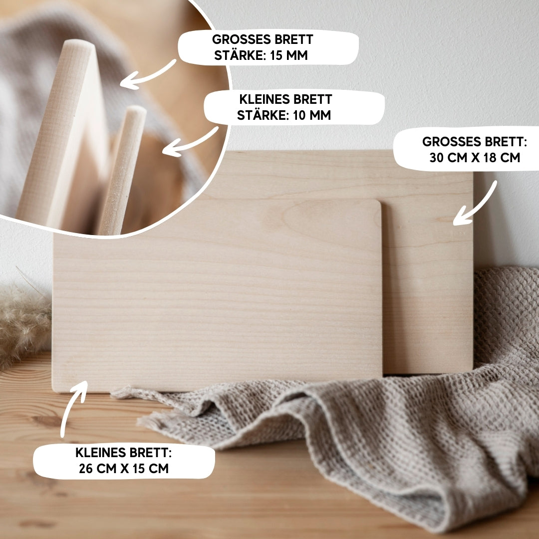 Frühstücksbrettchen zu Ostern mit Tischgebet