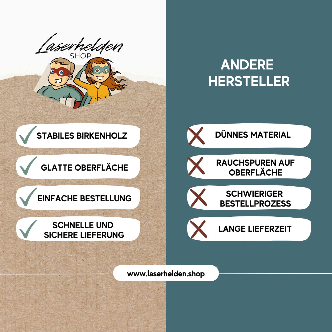 Stuhldeko Holzschilder „In diesem Leben & im nächsten“