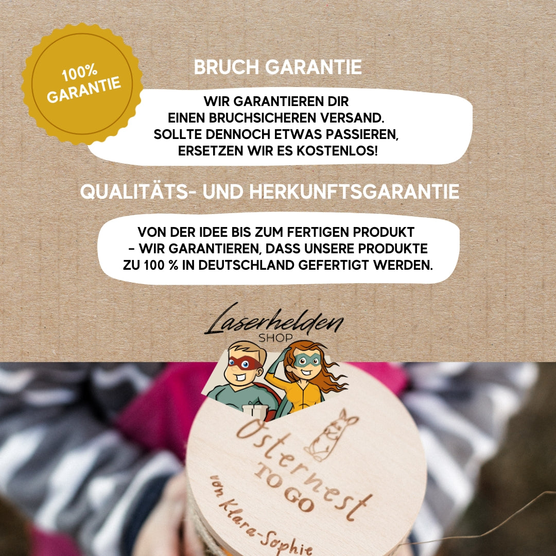 Bruch- & Qualitätsgarantie