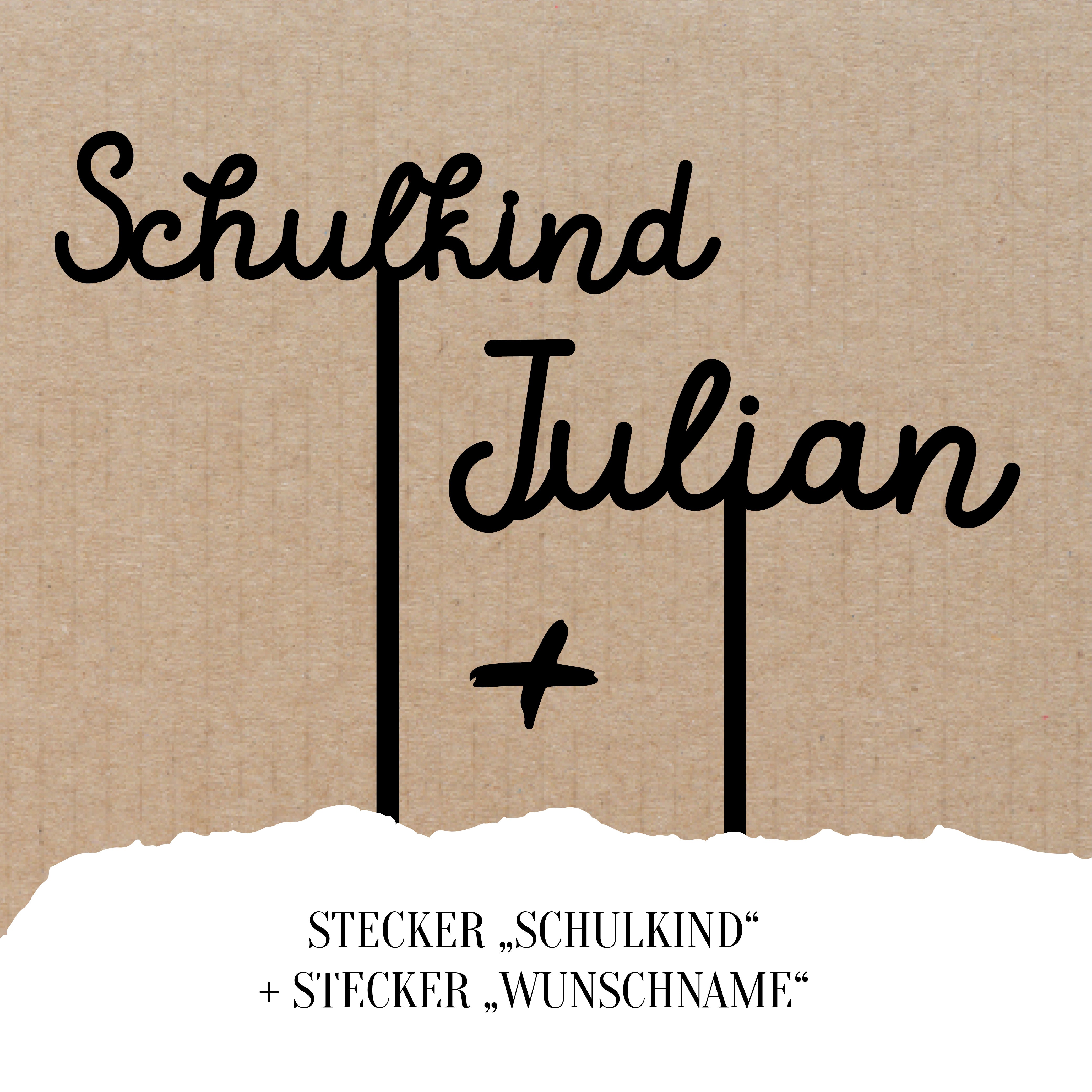 Personalisiertes Caketopper-Set