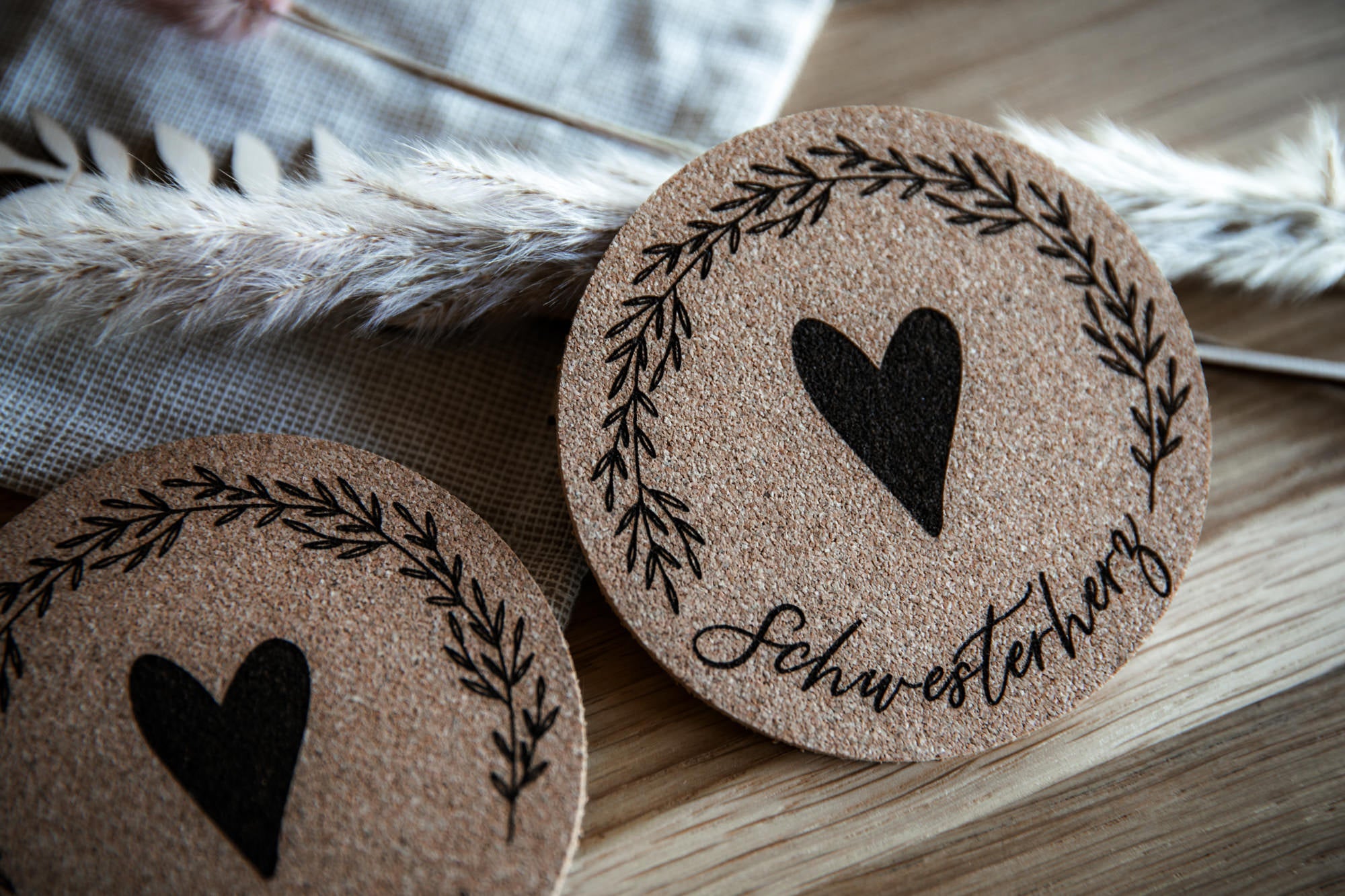 Meilensteinkarten Baby aus Kork - meine ersten Momente / Geschenk für Mütter oder zur Geburt