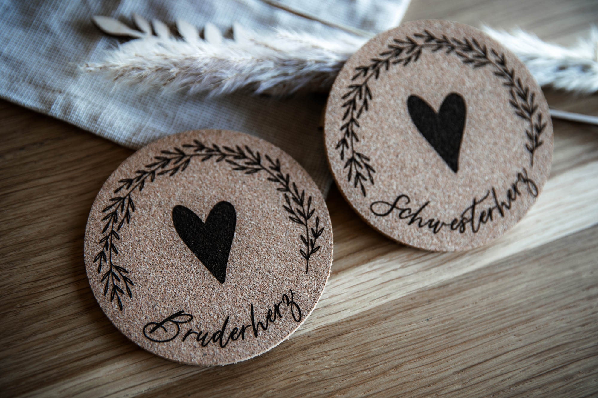 Meilensteinkarten Baby aus Kork - meine ersten Momente / Geschenk für Mütter oder zur Geburt