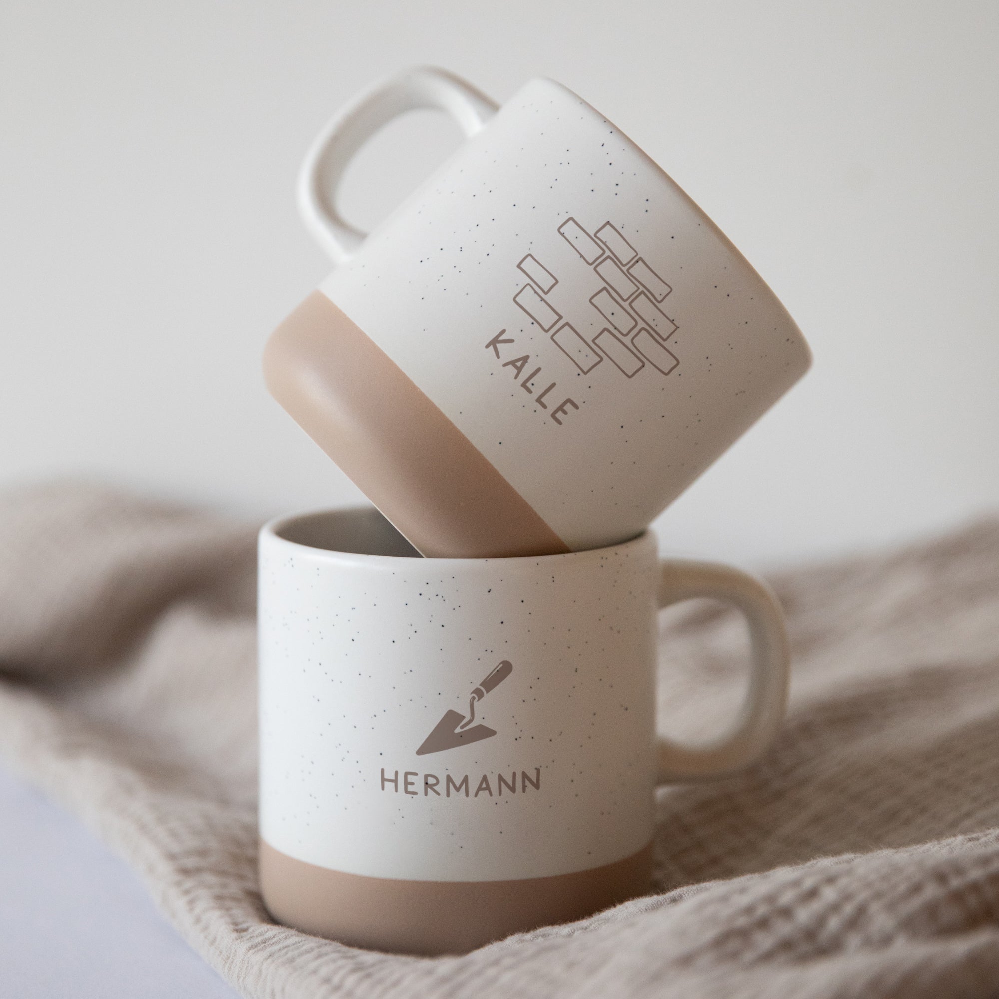 Personalisierte Maurer-Tasse mit Name