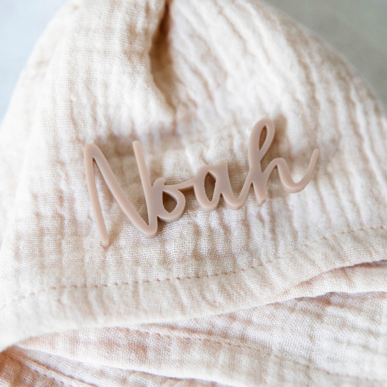 Namensschild - Schriftzug aus Acryl