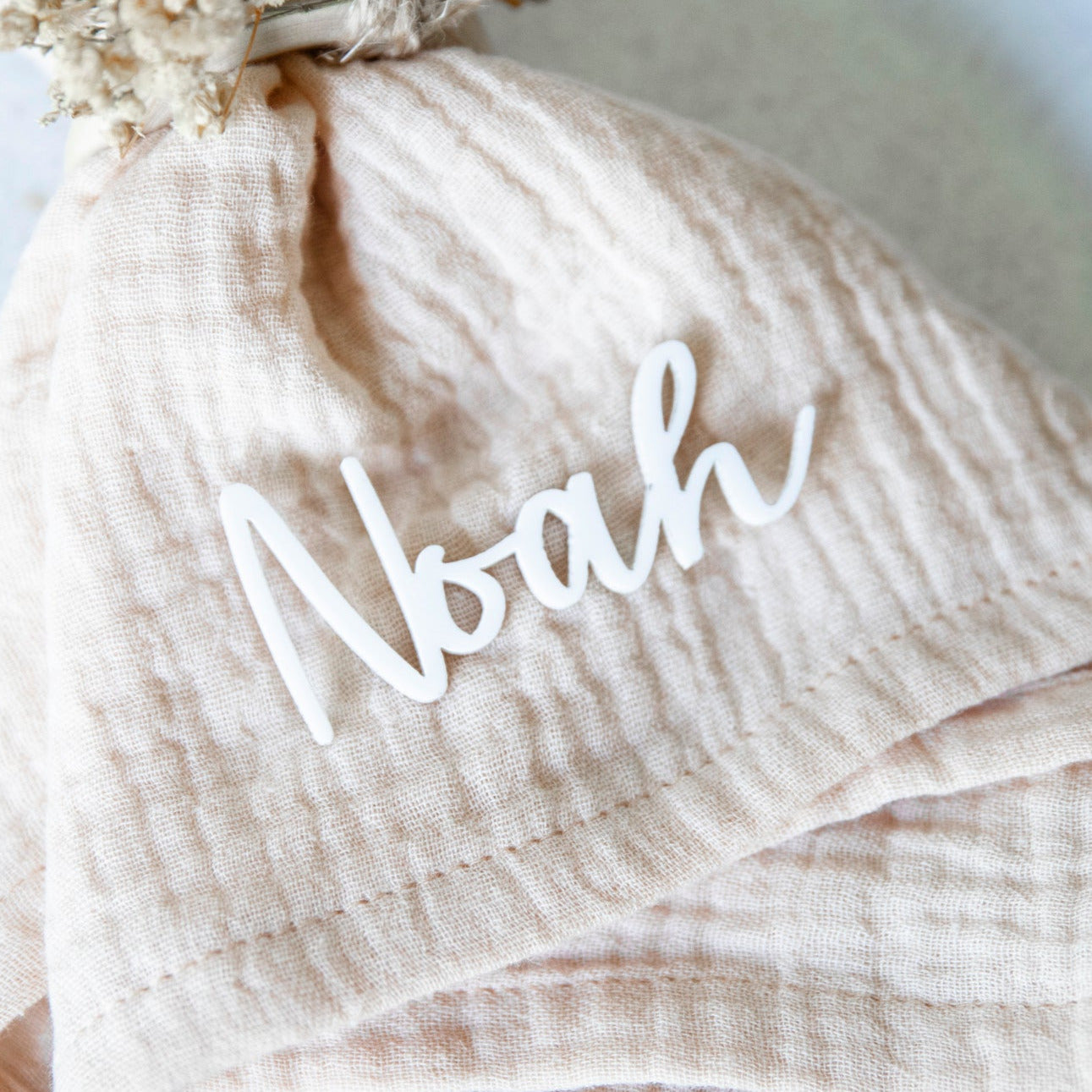 Namensschild - Schriftzug aus Acryl