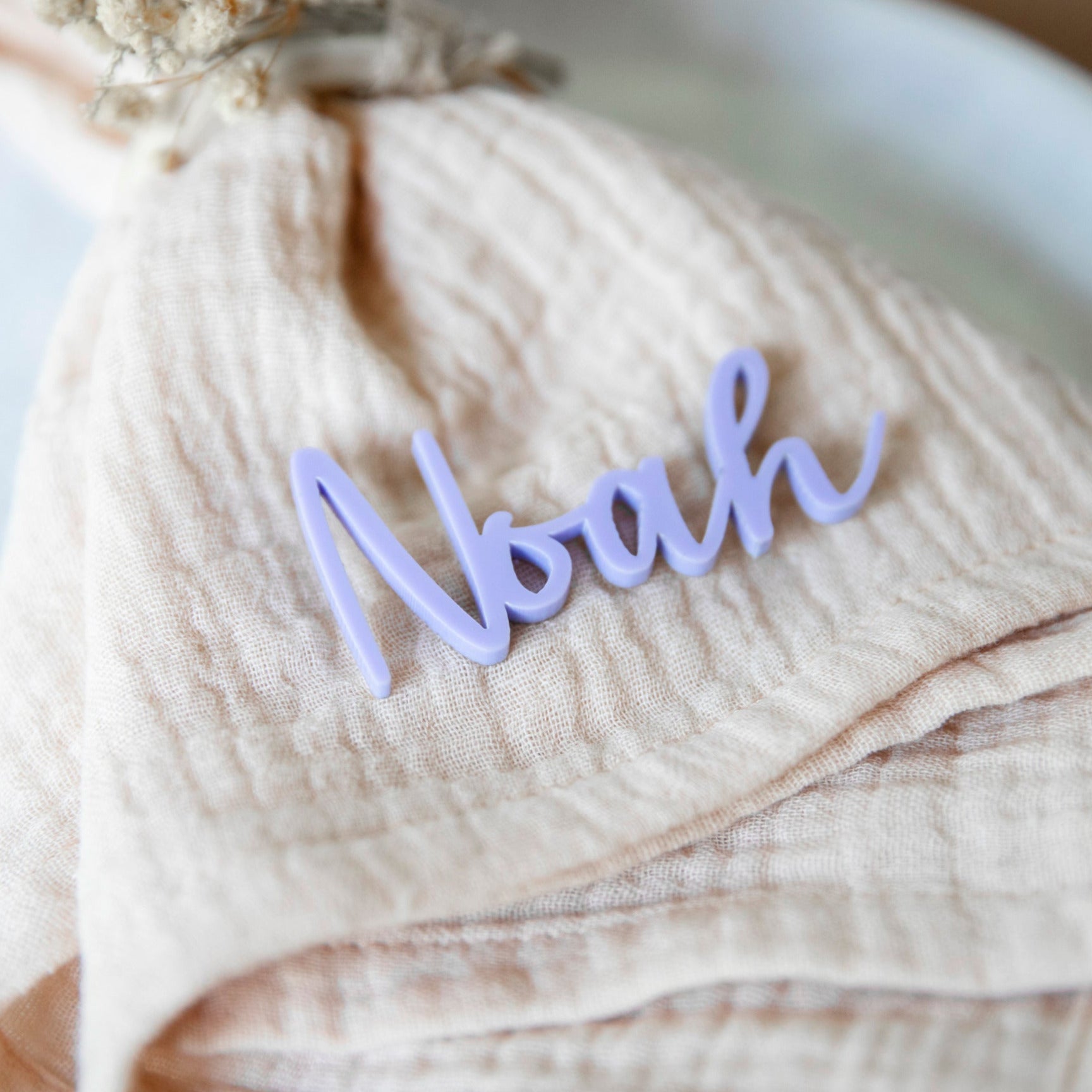 Namensschild - Schriftzug aus Acryl