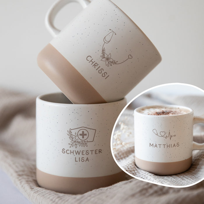 Personalisierte Krankenschwester-Tasse oder Artzt mit Name