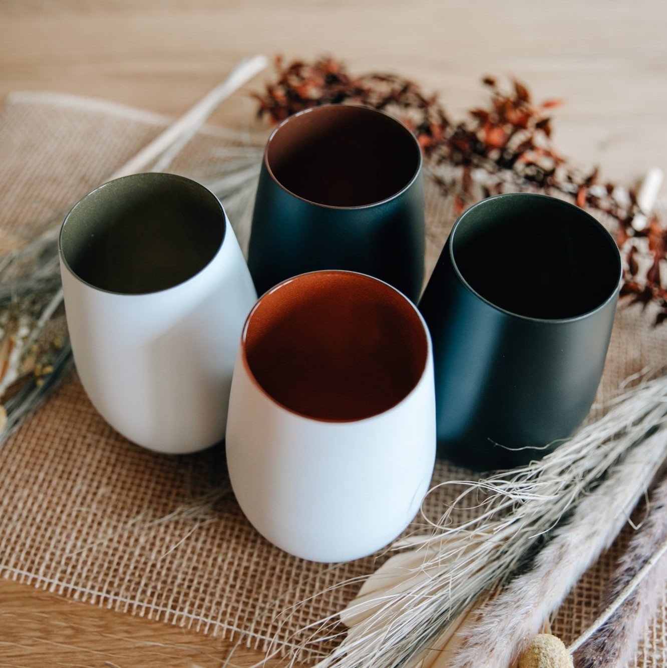 Lasermaterial Windlichter aus Kristallglas 6er Set