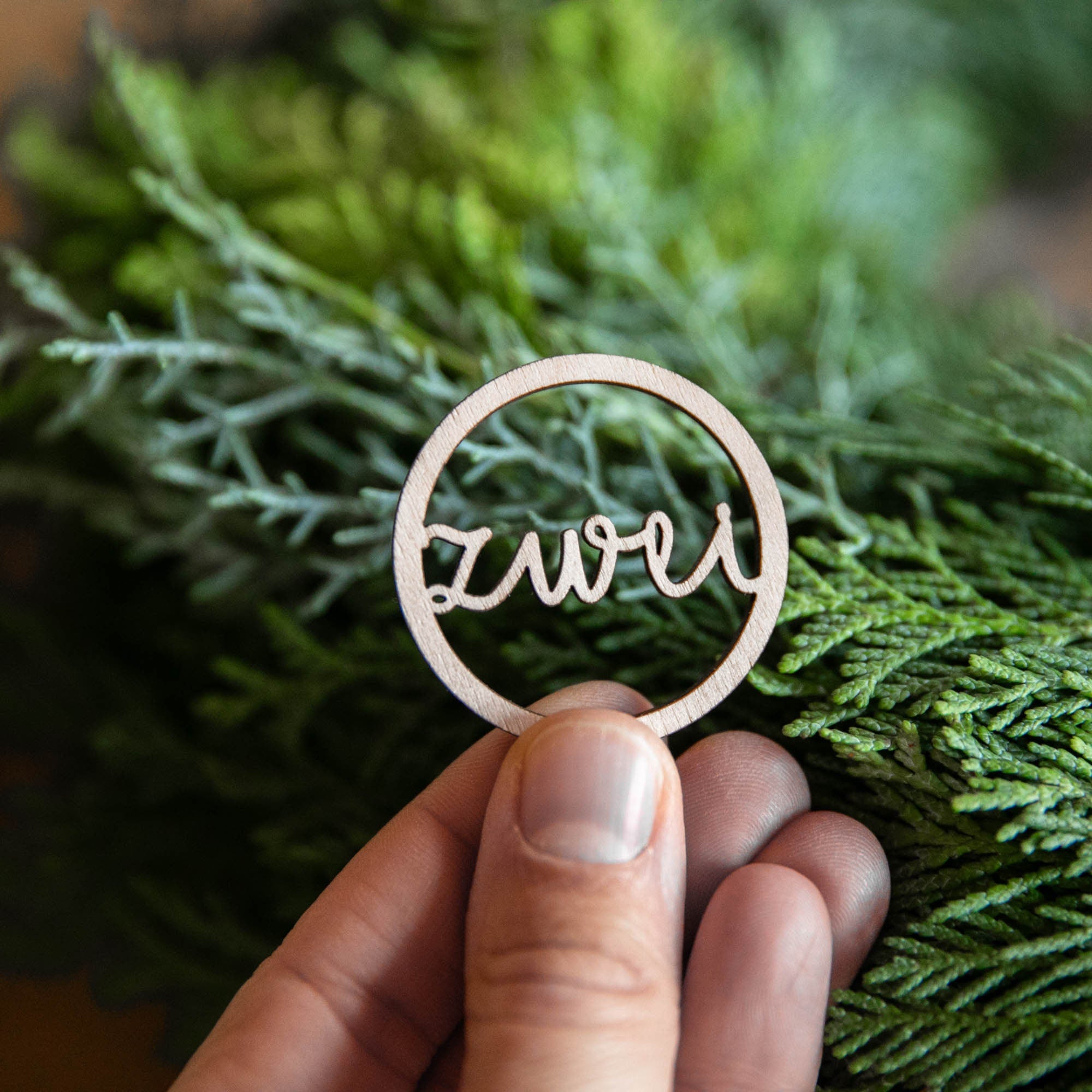 Laserhelden Shop - Zahlen aus Holz für den Adventskranz