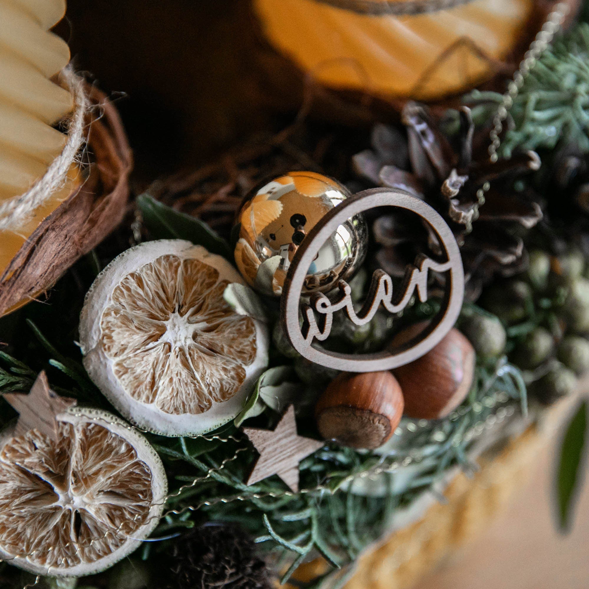 Laserhelden Shop - Adventskranz Zahlen 1-4 aus Holz