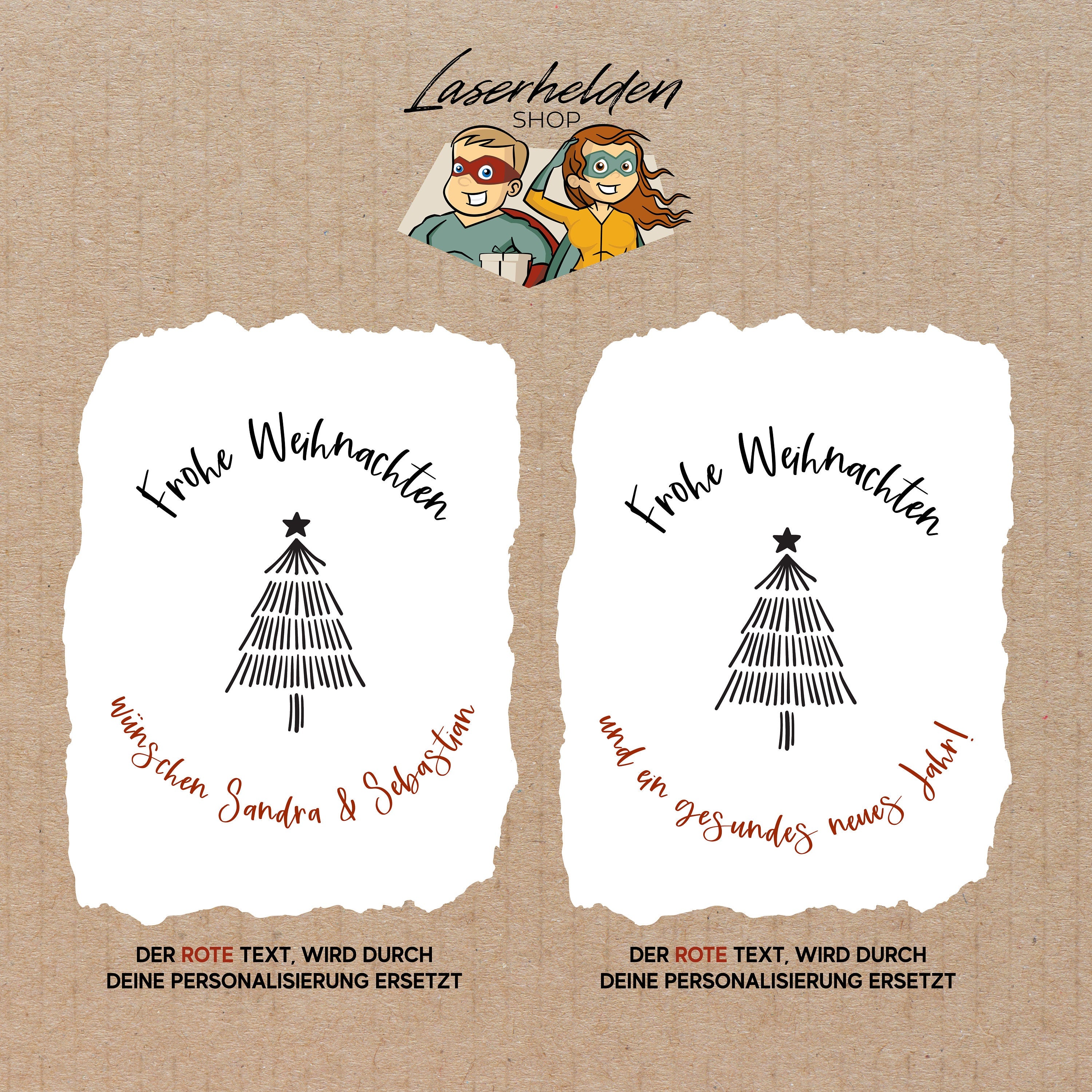 Vorratsglas mit Holzdeckel - personalisiert - Geschenkidee Weihnachten