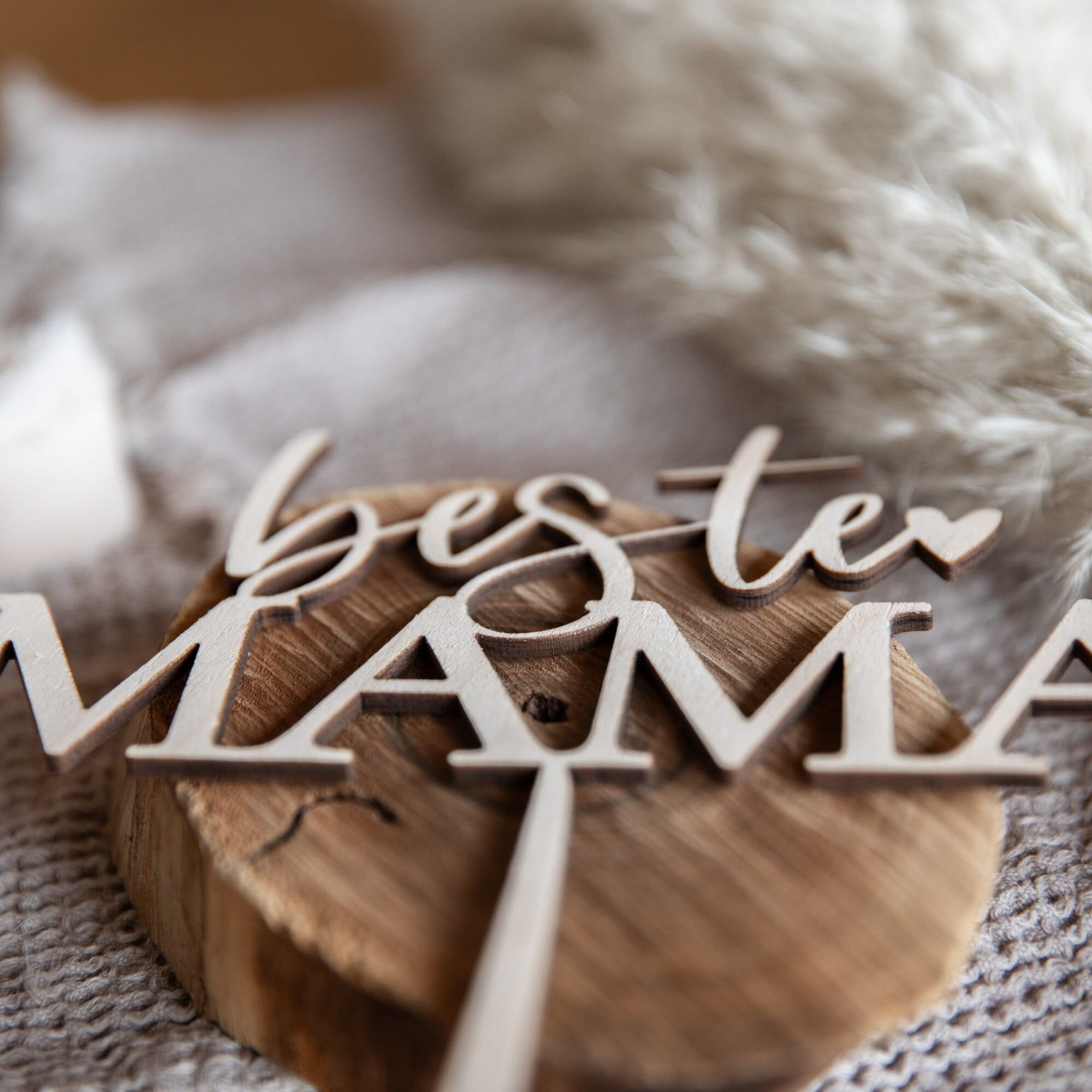 Caketopper Beste Mama / Muttertag Kuchen / Mama / Mutter Kuchenstecker / Tortentopper Holz / Muttertagskuchen Deko / Torte Stecker