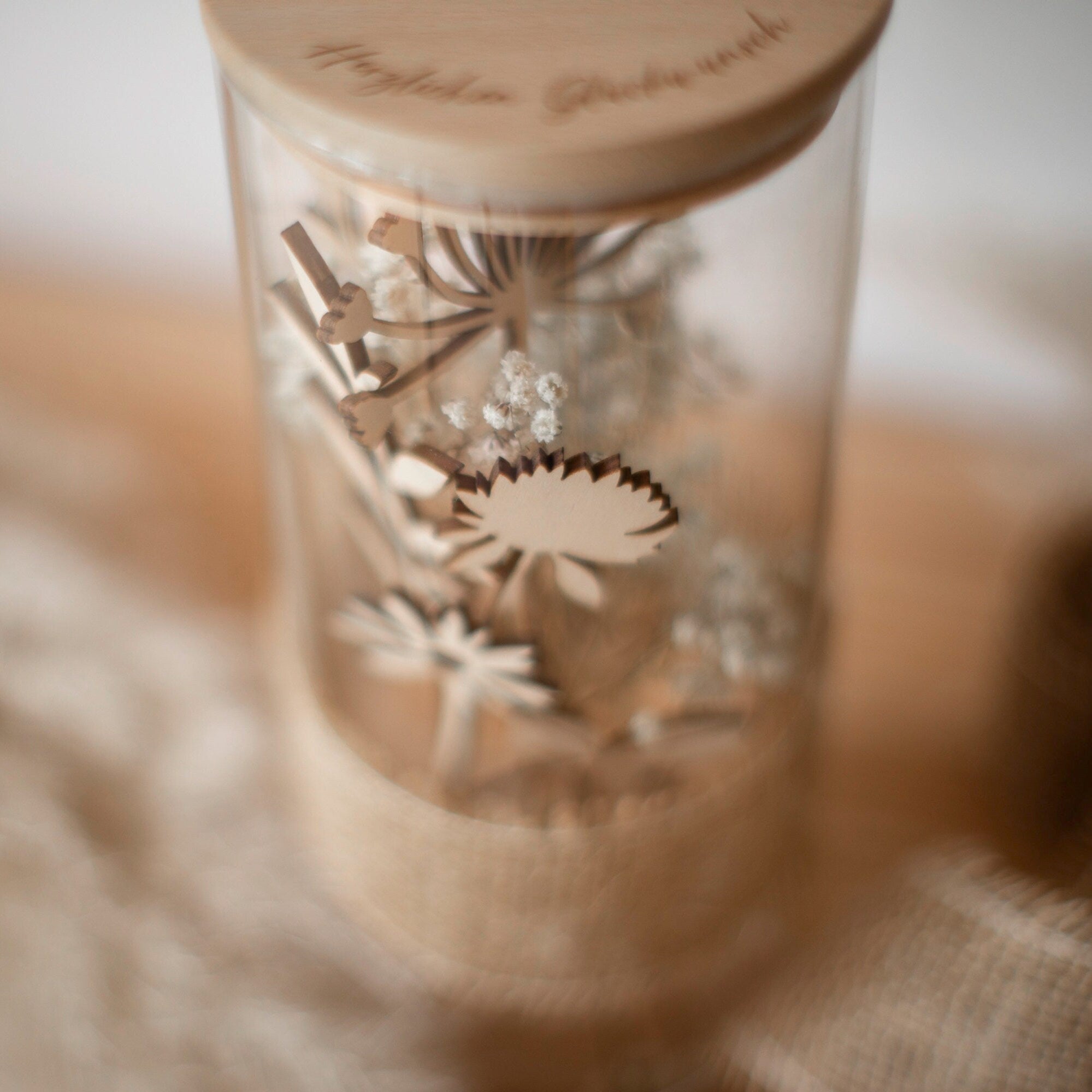Personalisiertes Vorratsglas - Rubinhochzeit / Goldene Hochzeit / Silberhochzeit - Geschenk Hochzeit mit Gravur / Hochzeitstag Überraschung