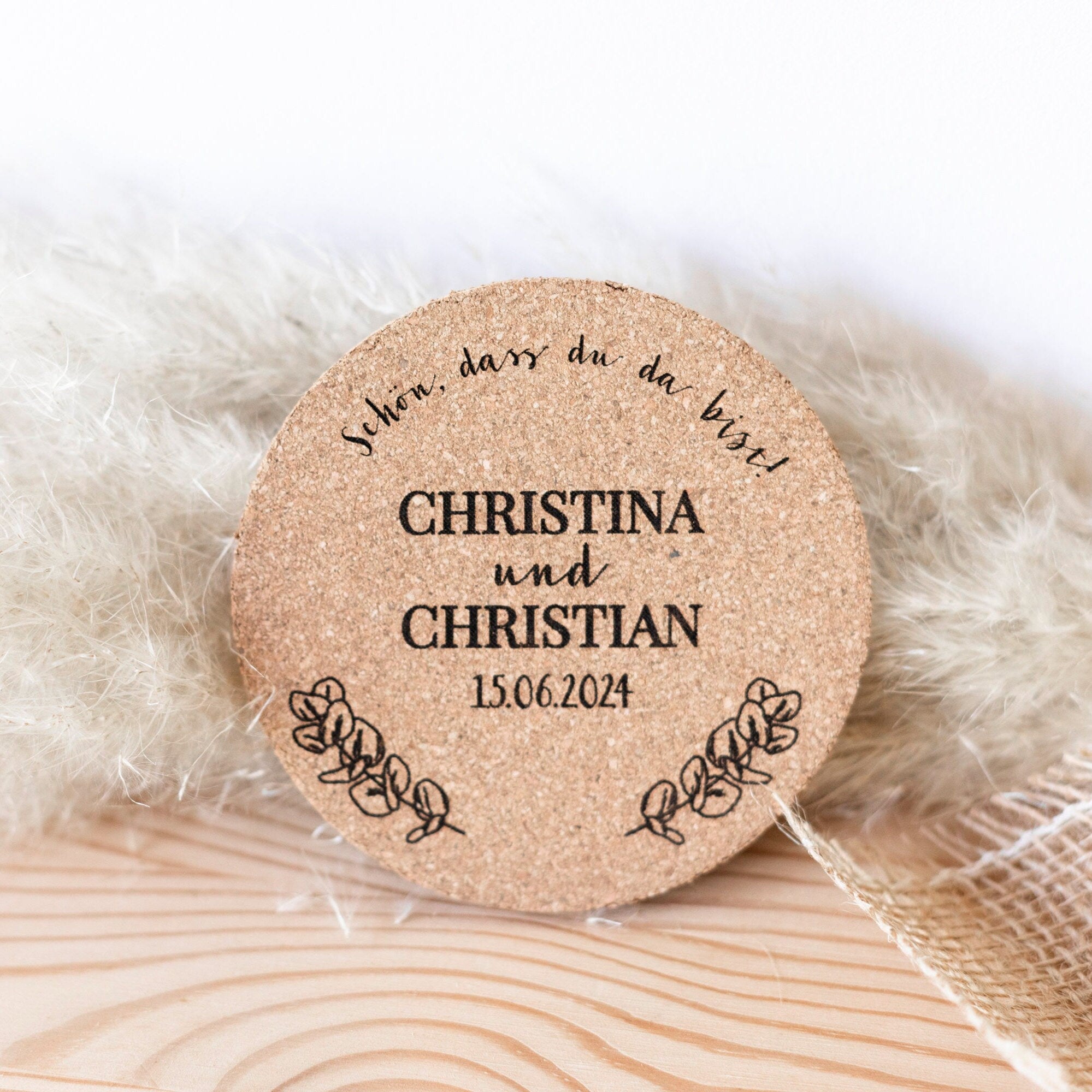 Tisckarten Hochzeit Kinder / Gastgeschenk Kinder / Untersetzer Kork / Hochzeitsgäste Platzkarten / Kinder Beschäftigung Hochzeit / Waldtiere