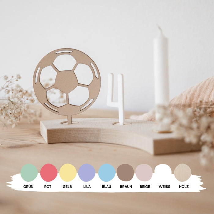 Geburtstagsbogen Fußball / Geburtstagszug / Geburtstagskranz für Jungen / Kindergeburtstag Fußball / Geburtstagsring / Fußball Geschenk