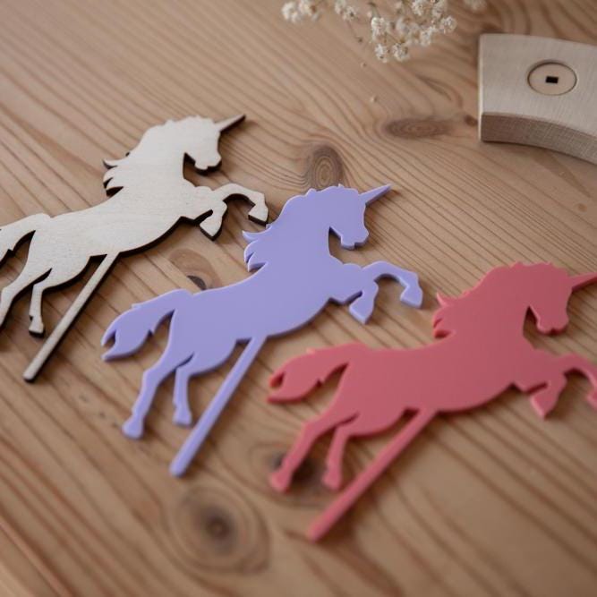 Erweiterung für Geburtstagskranz aus Holz / Tiere Stecker / Zubehör Geburtstagring | Steckfiguren Safari | Kindergeburtstag Deko Tiere / Wal