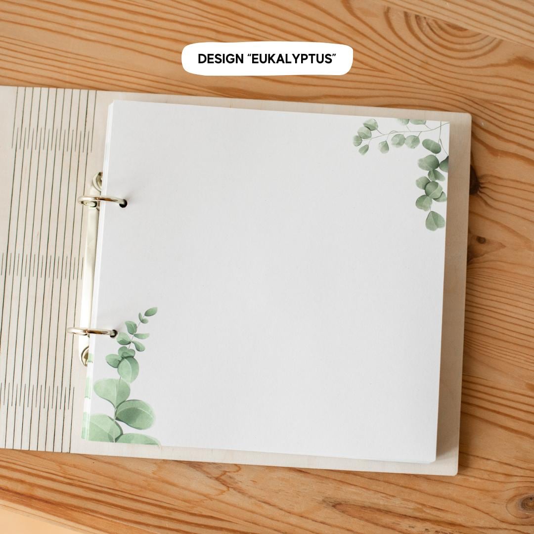 Gästebuchseiten / Inhaltsseiten für dein personalisiertes Gästebuch aus Holz zur Hochzeit / Gästebuchkarten / Hochzeitsgästebuch / Fotobox