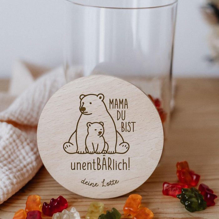 Personalisiertes Vorratsglas für Mama Muttertag Geschenk