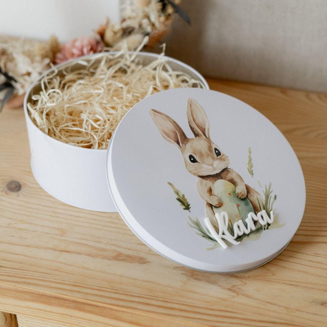 Osterbox mit Name für Mädchen und Jungen