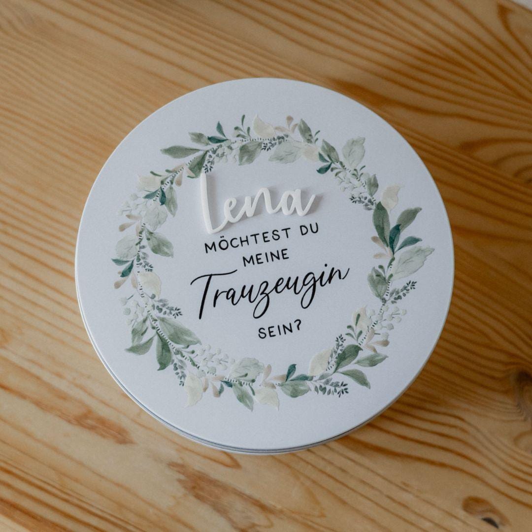 Erinnerungsgeschenk Hochzeit Trauzeugin fragen