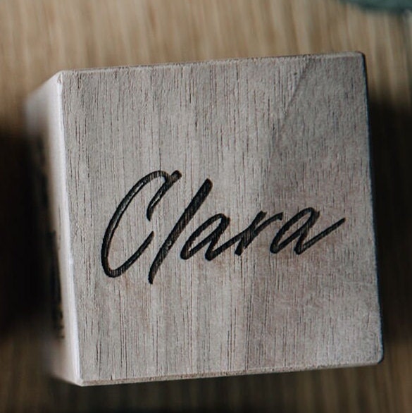 Großer Holzwürfel zur Geburt mit Gravur auf 4 Seiten / 6cm / verschiedene Holzarten / Geschenk Geburt / Babygeschenk personalisiert