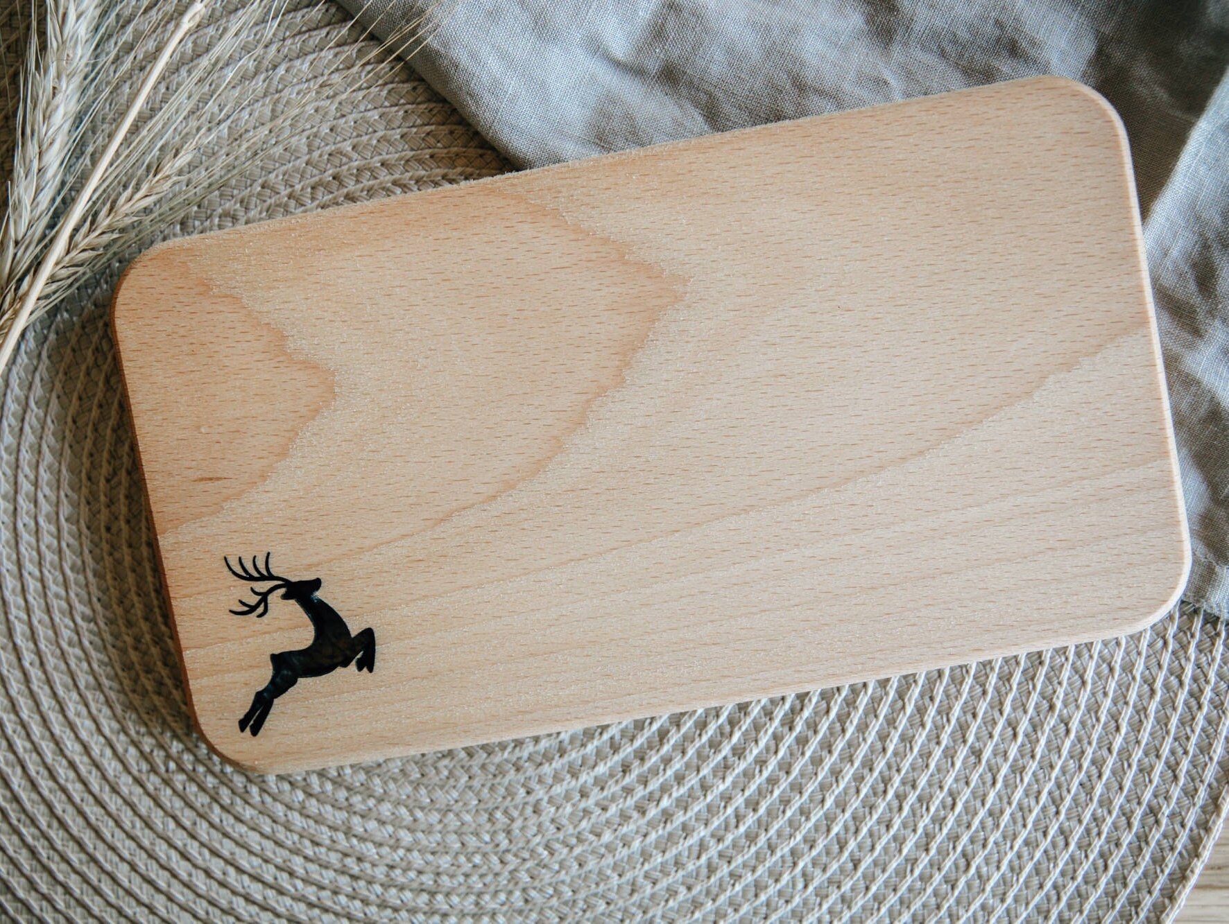 Frühstücksbrettchen Kinder mit Motiv / Brotzeitbrett aus Buche / Kinder Frühstücksbrett / Baby Geschenk / Brettchen Kind, / Vesperbrett