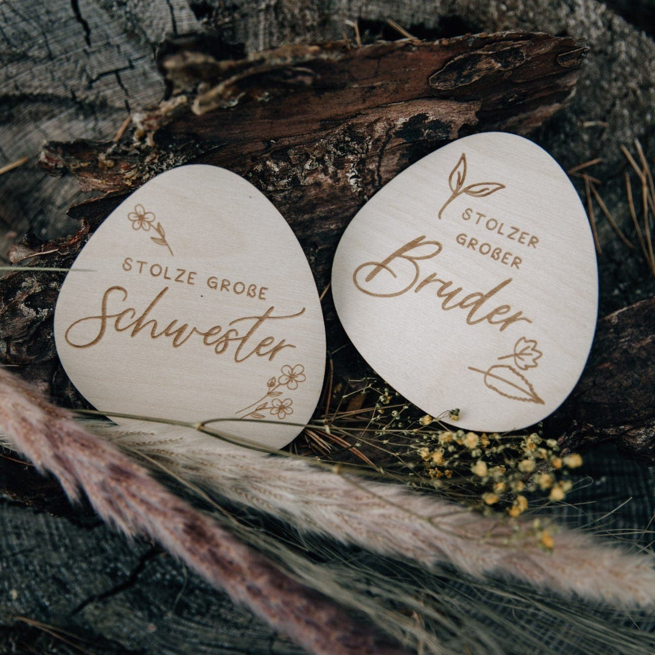 16 Meilensteinkarten Schwangerschaft aus Holz / Geschenk für Schwangere und werdende Mütter / Fotorequisiten