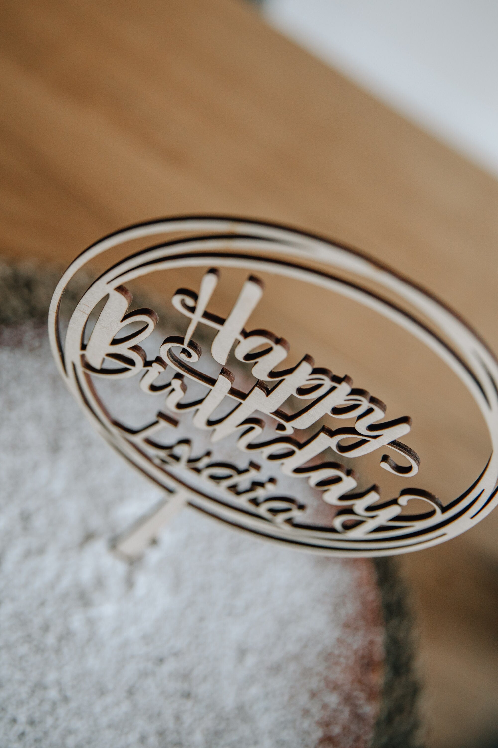 Caketopper Geburtstag mit Namen personalisiert / Happy Birthday Tortenstecker