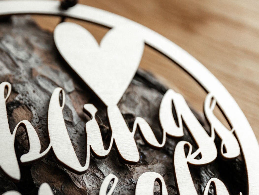 Holzschild - Lieblingsmensch / Türschild / Wandschild / Geschenkidee für Freundin