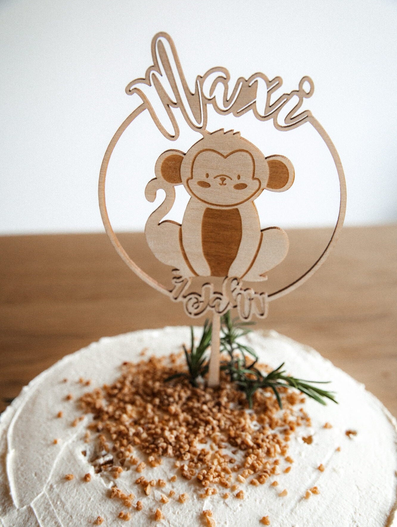 Personalisierter Caketopper für Kindergeburtstage / Kuchendeko Geburtstag mit vielen Tiermotiven