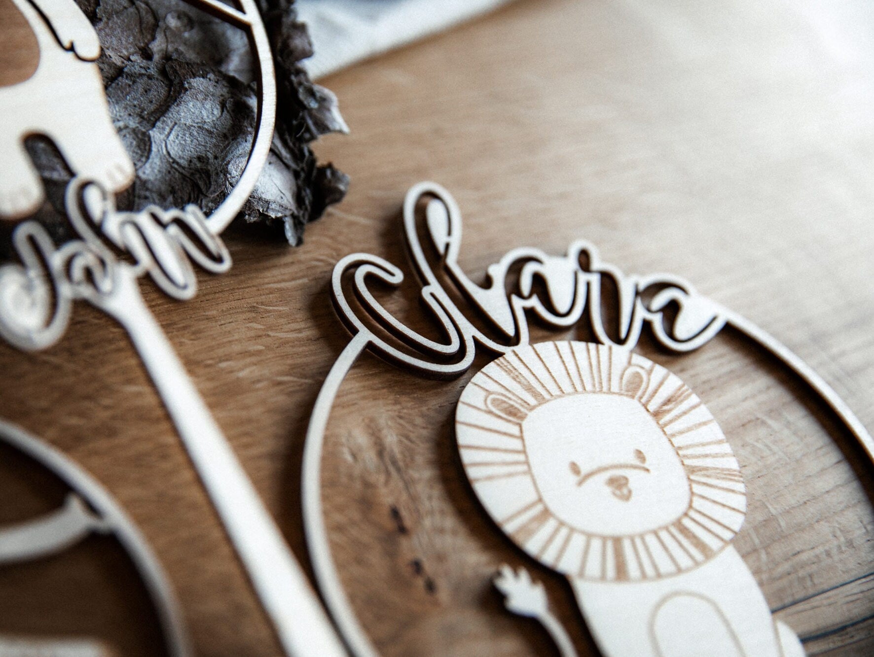Personalisierter Caketopper für Kindergeburtstage / Kuchendeko Geburtstag mit vielen Tiermotiven