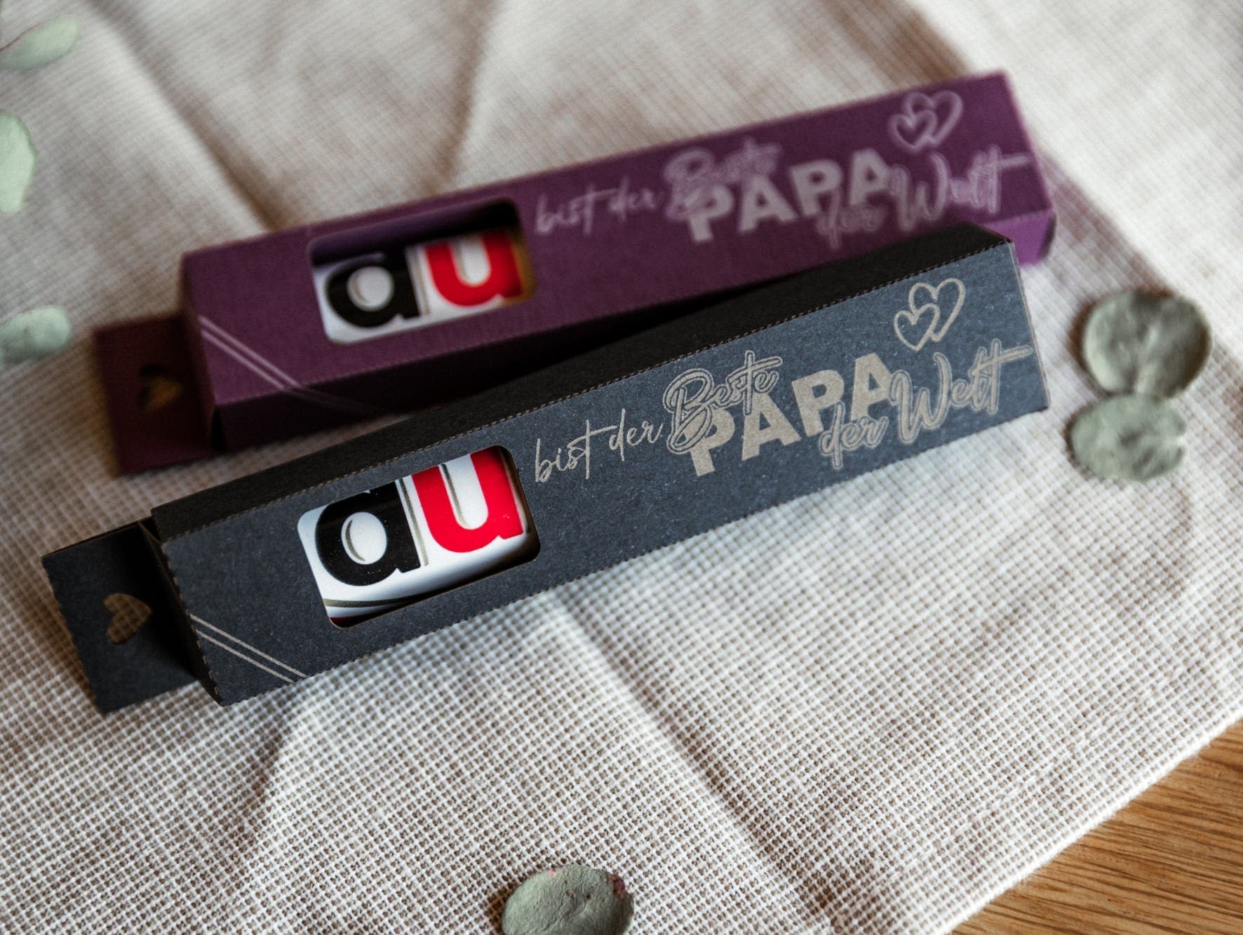 Schokoriegel Geschenkbox mit Duplo / Du... Botschaft für Papa, Mama, Opa,...