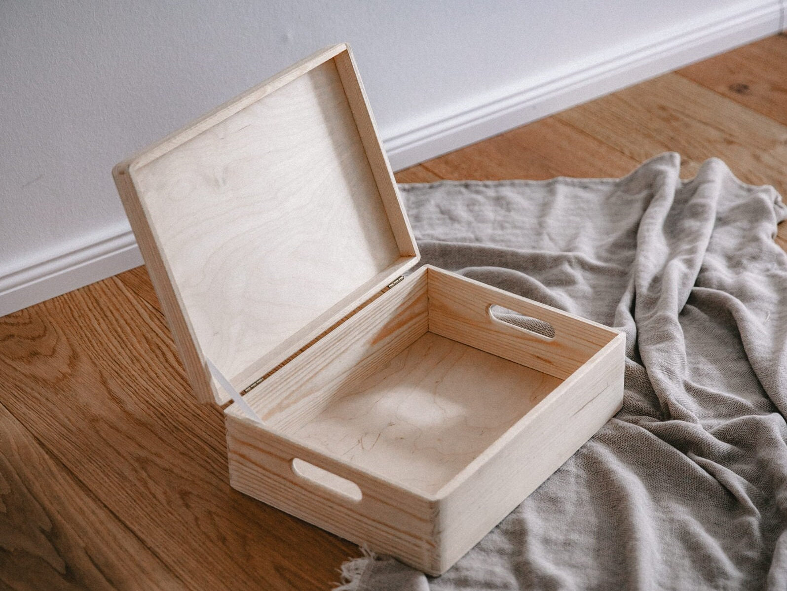 Erinnerungskiste Kind / Holzkiste personalisiert / 3 Größen / Panda