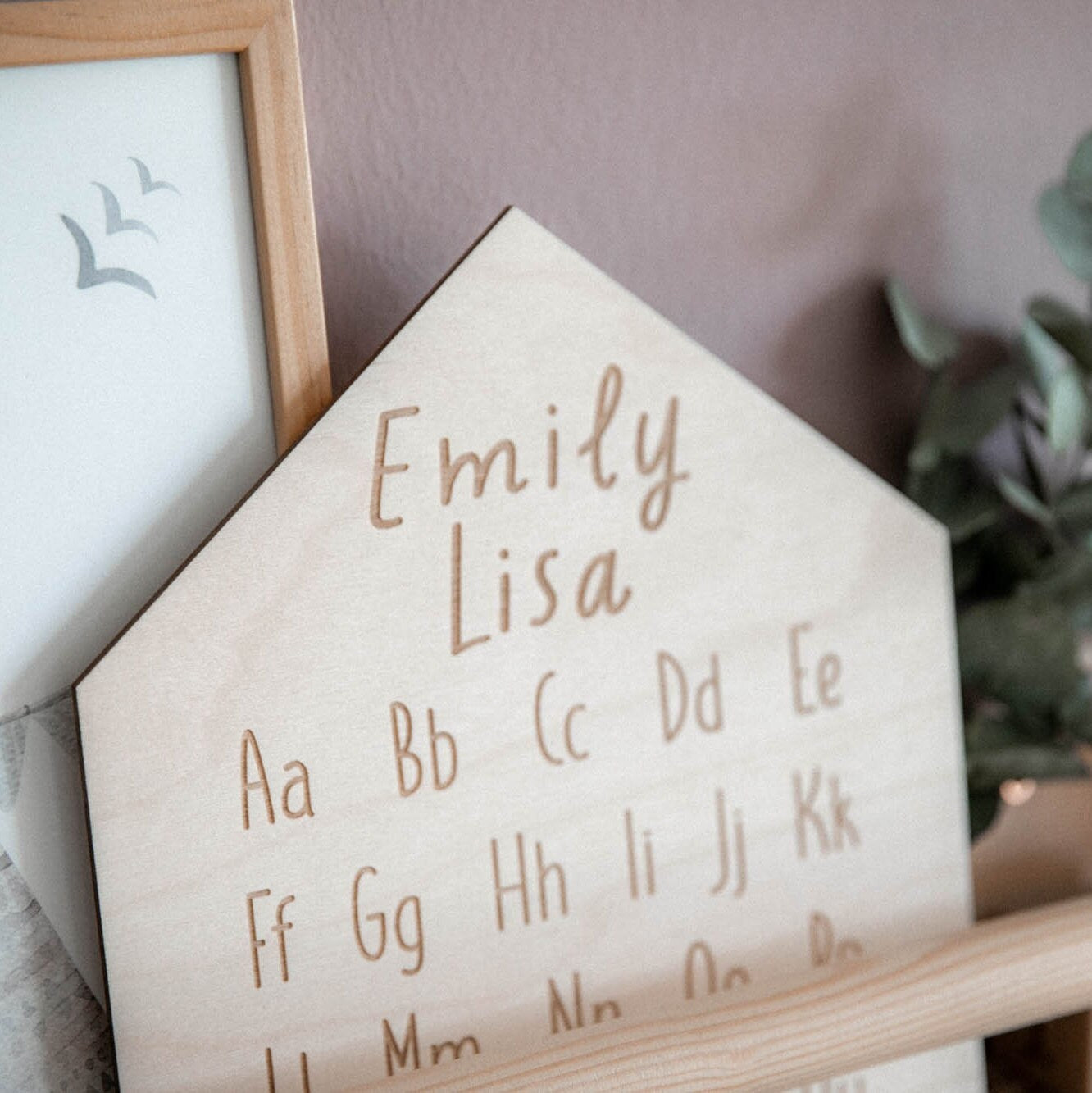 Personalisiertes Alphabet Schild zur Einschulung | Kinderzimmer Deko ABC