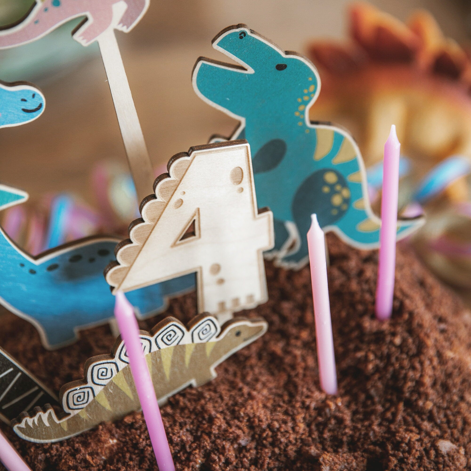 Cake-Topper Dino Geburtstag - Dinogeburtstag - Geburtstagskuchen