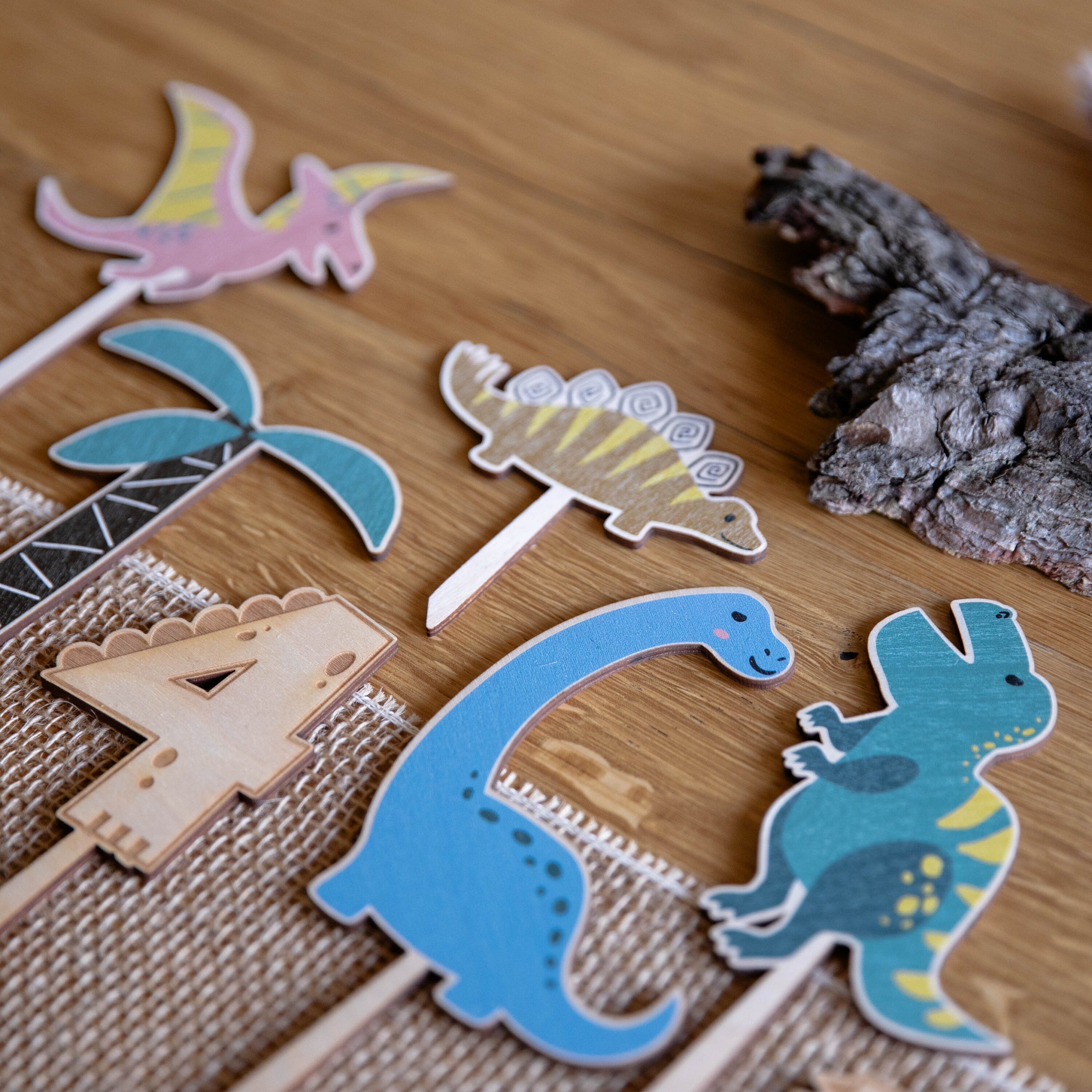 Cake-Topper Dino Geburtstag - Dinogeburtstag - Geburtstagskuchen