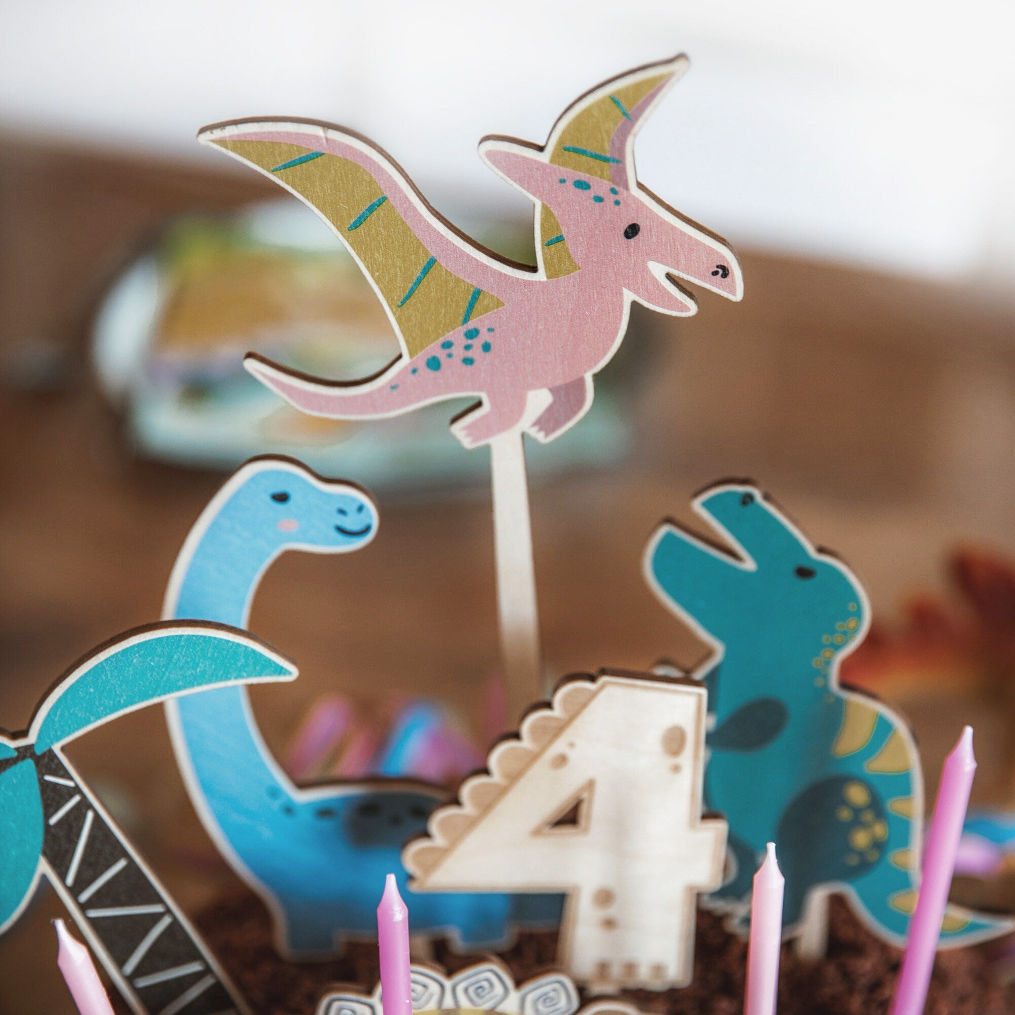Cake-Topper Dino Geburtstag - Dinogeburtstag - Geburtstagskuchen
