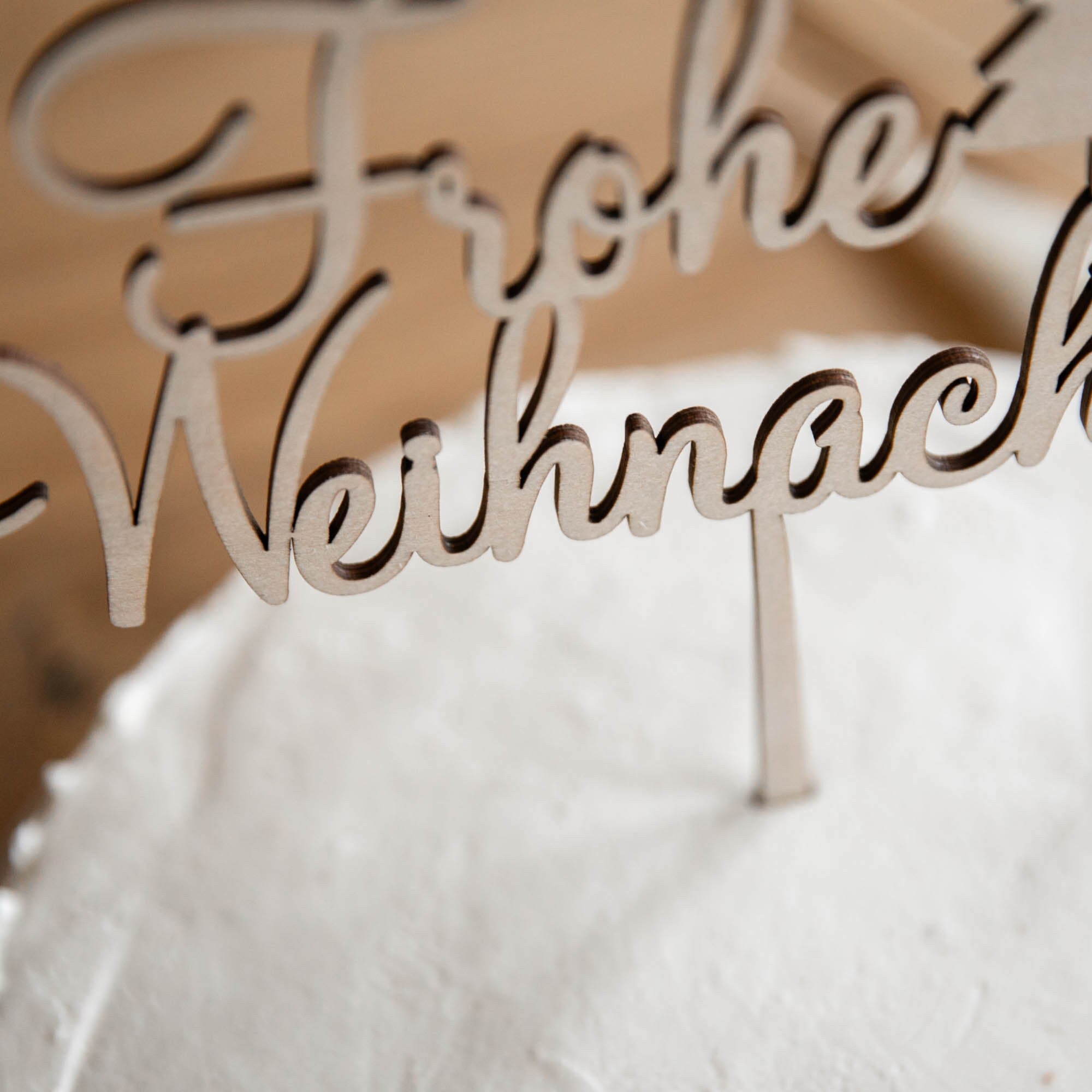 Cake-Topper Weihnachten - Weihnachtsbäckerei - Weihnachtskuchen