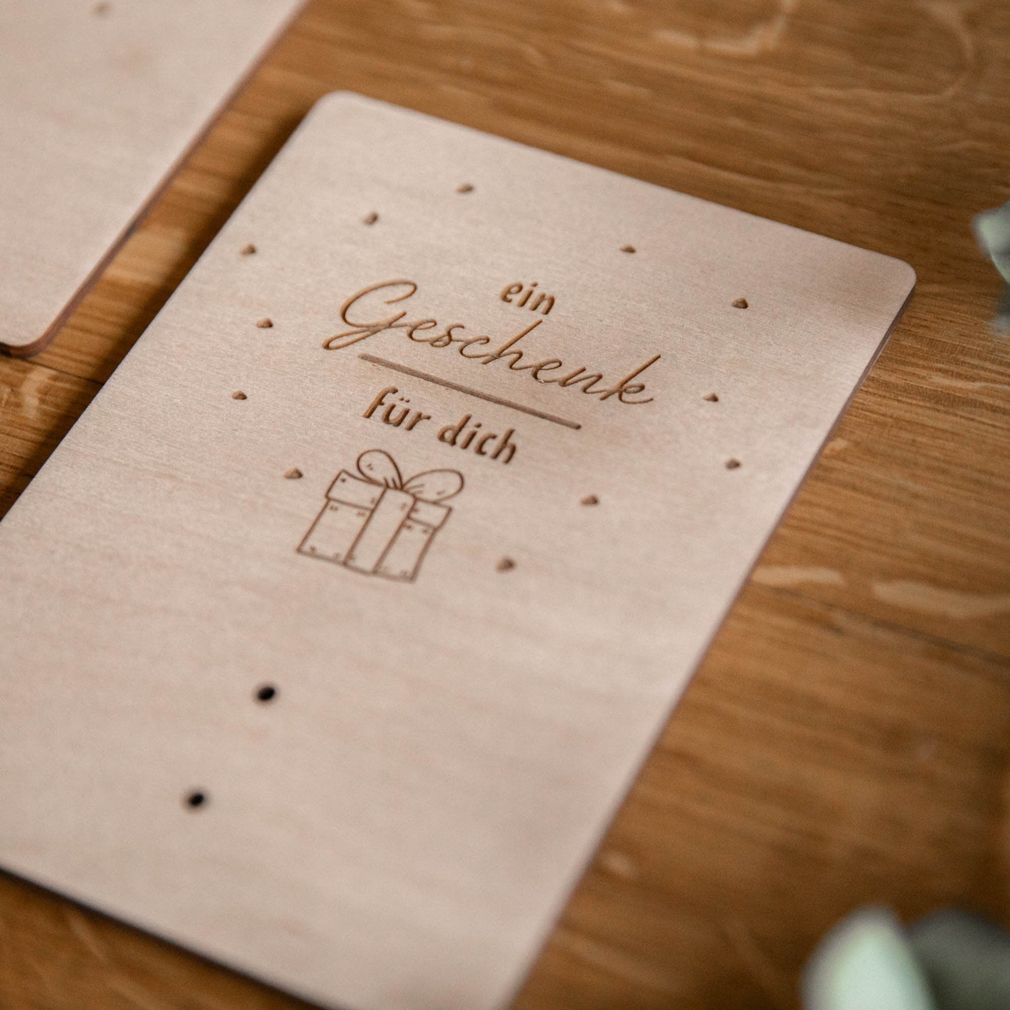 Laserhelden Shop - Glückwunschkarten aus Holz mit Geldschein