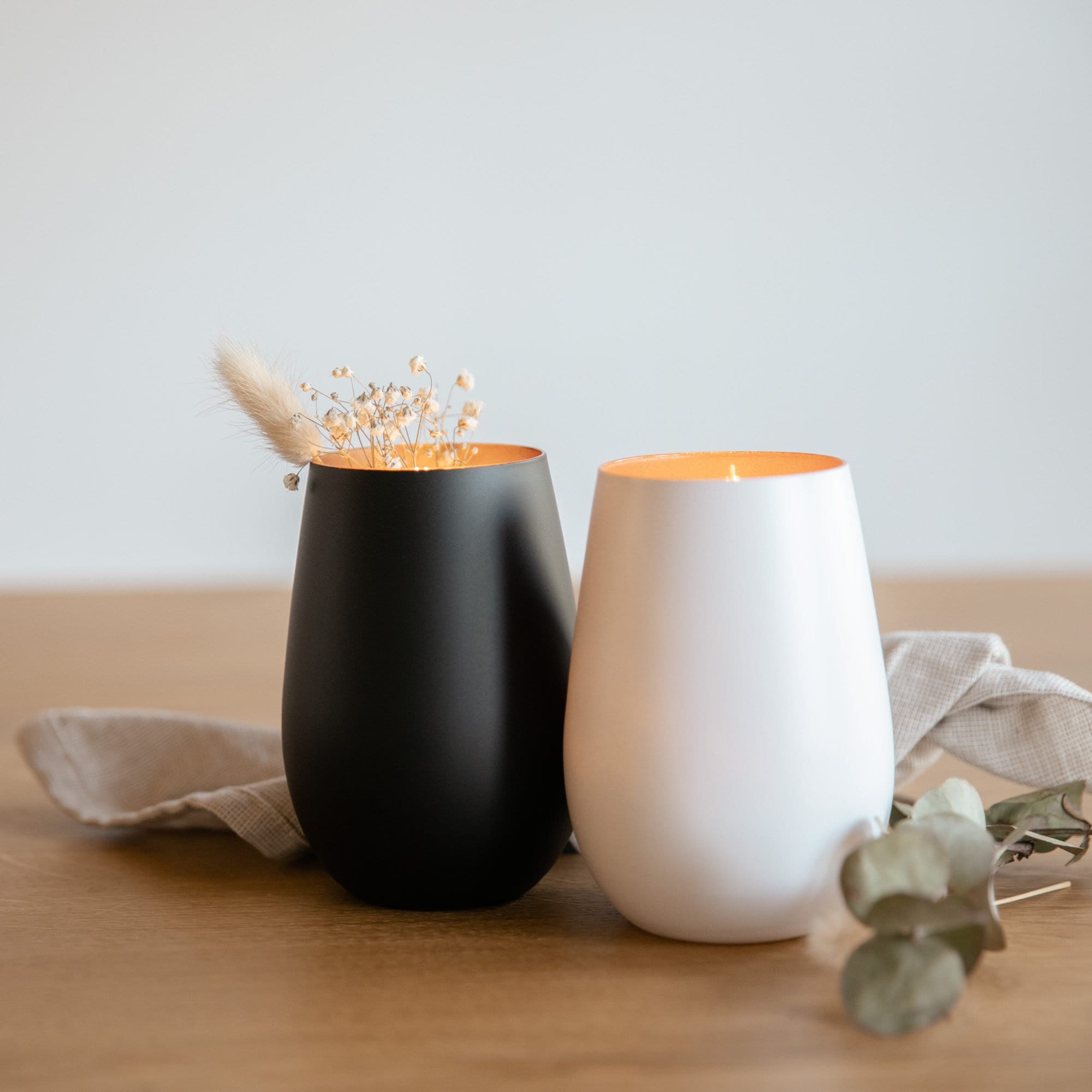 Personalisiertes Windlicht als Erinnerung an einen verstorbenen Menschen - Trauerlicht mit Gravur