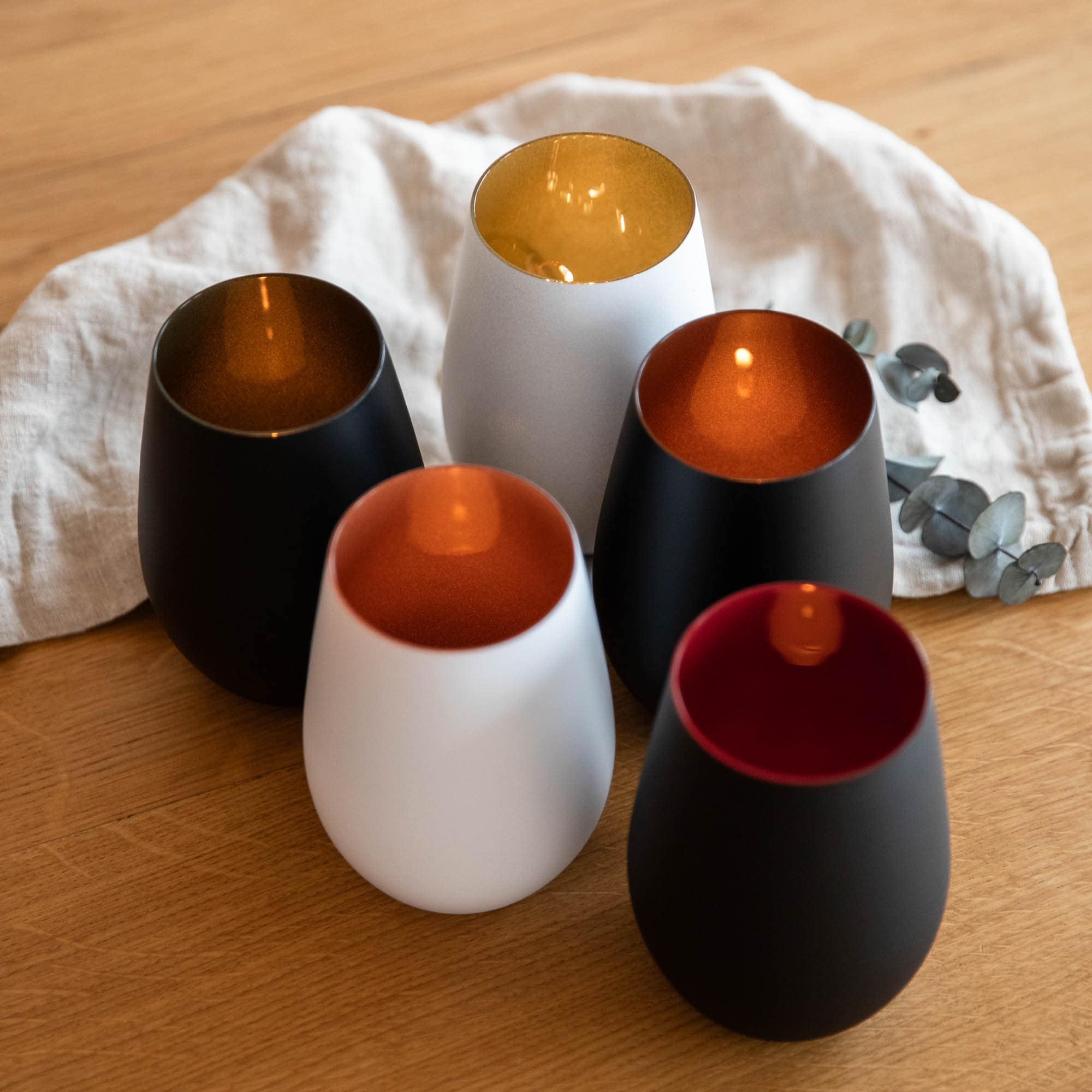 Laserhelden Shop - Personalisiertes Windlicht Geschenkidee - Farbauswahl