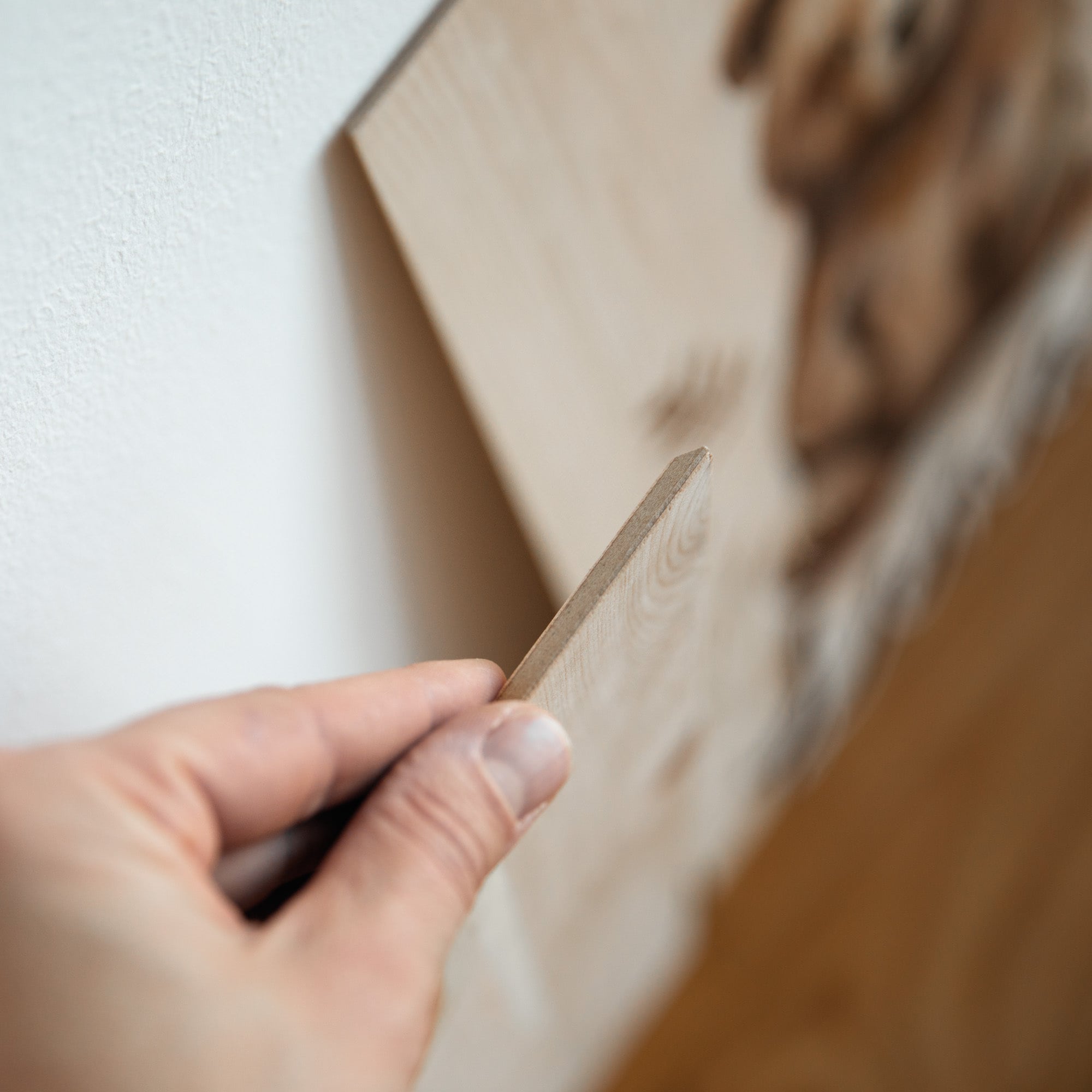 Holzbild Bär A3 Kinderzimmer Poster / Babyzimmer Wandbild / Namensschriftzug Baby / Waldtiere Wandbild Holz / Poster Bär / Geschenk Geburt