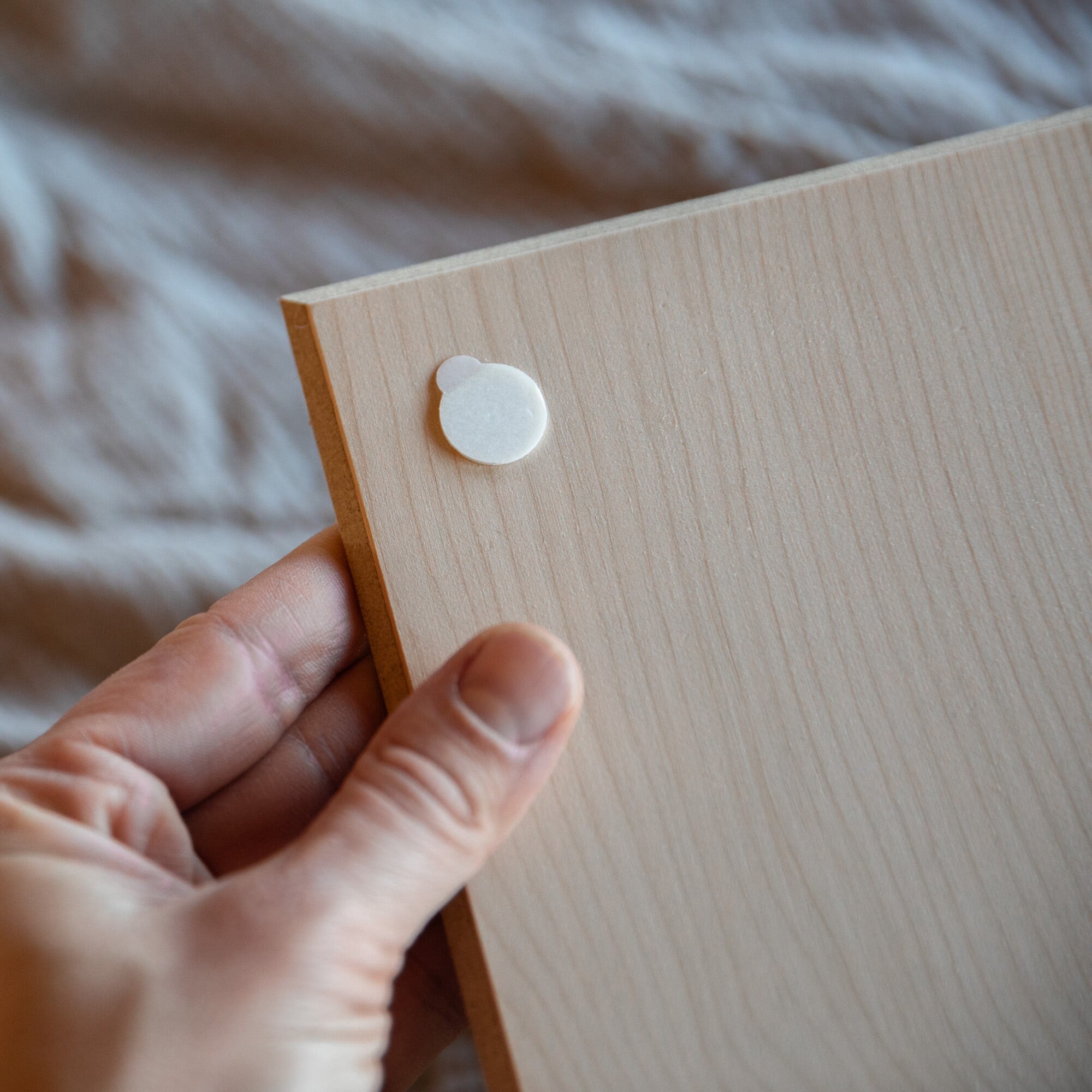 Personalisiertes Holzbild Reh A3 Kinderzimmer Poster / Babyzimmer / Namensschriftzug / Waldtiere Wandbild Holz / Poster Reh Geschenk Geburt