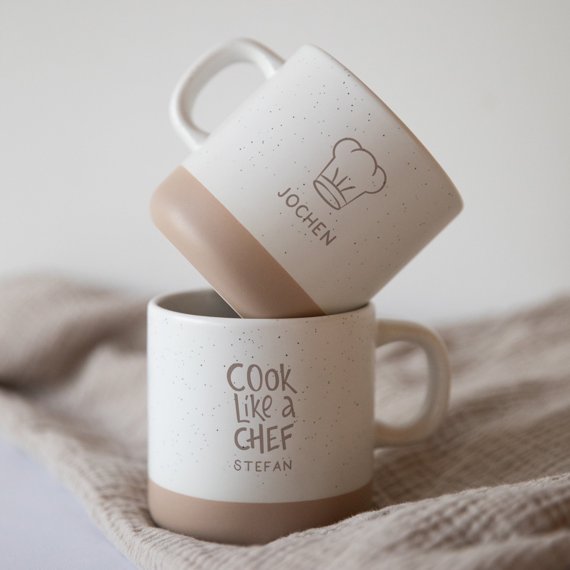 Personalisierte Koch-Tasse mit Name