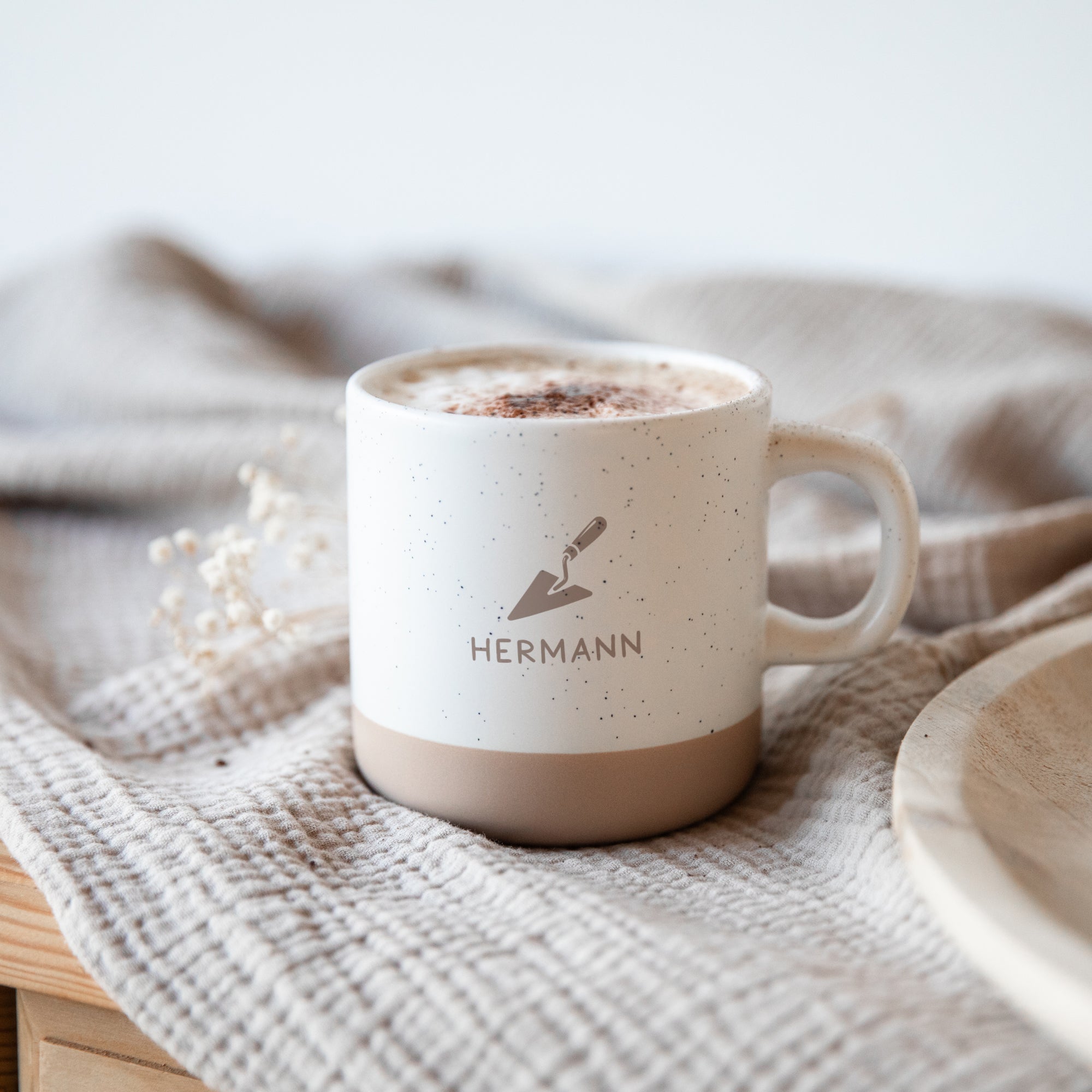 Personalisierte Maurer-Tasse mit Name